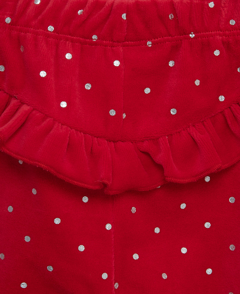 Dot Tree Velour Pant Set - Little Me