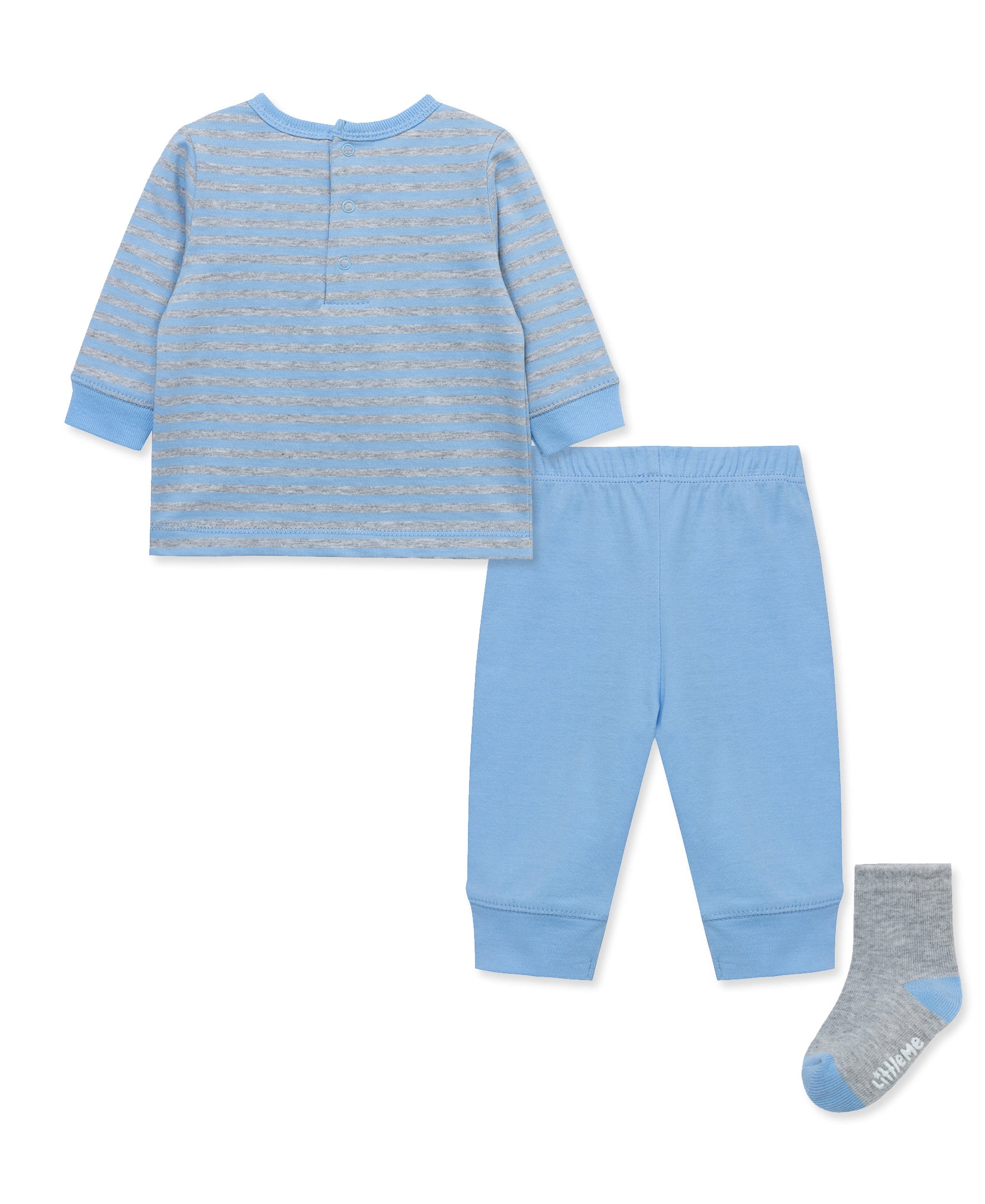 Puppy Pals Jogger Set (3M-12M) - Little Me