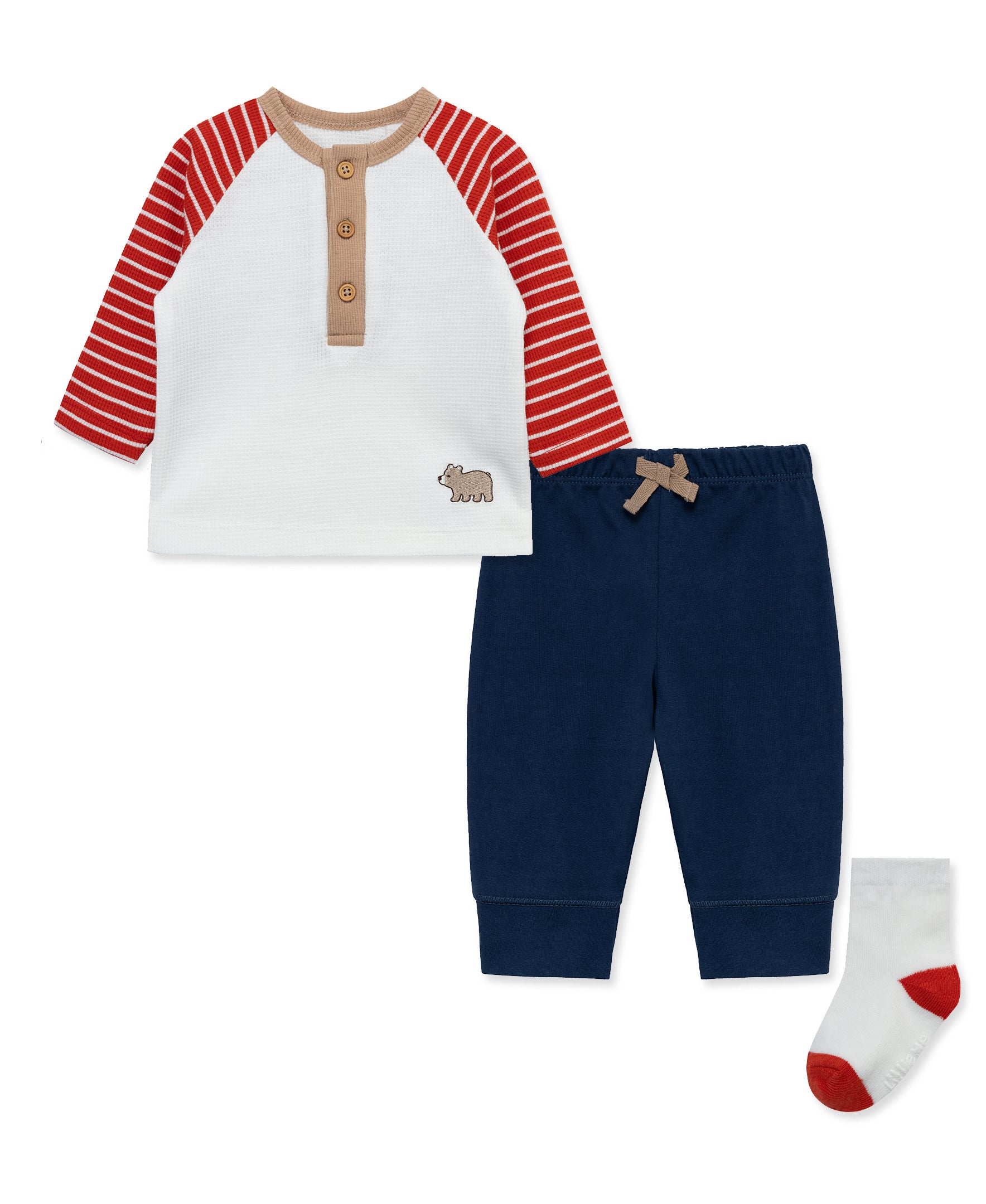 Bear Icon Jogger Set (12M-24M) - Little Me