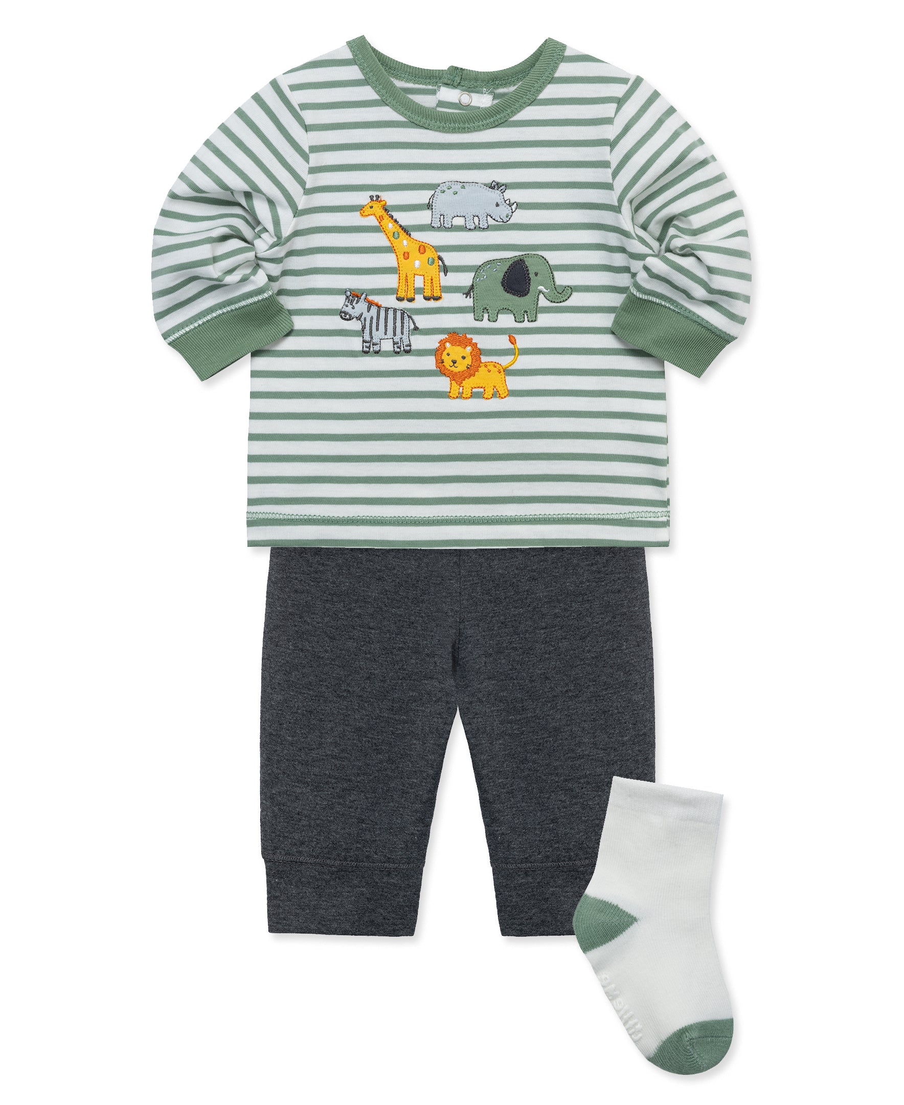 Safari Jogger Set (3M-12M) - Little Me