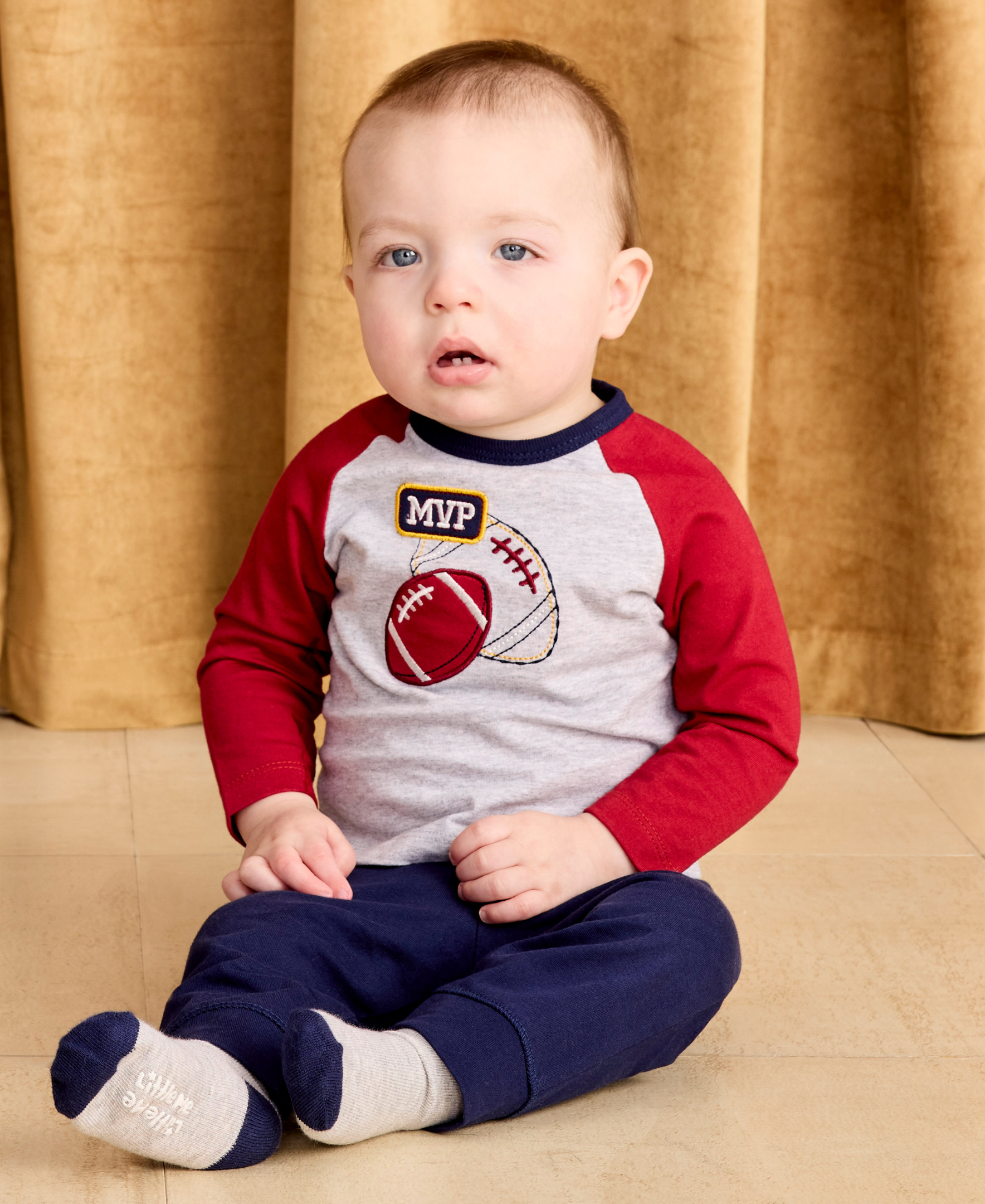 Football Jogger Set (3M-12M) - Little Me