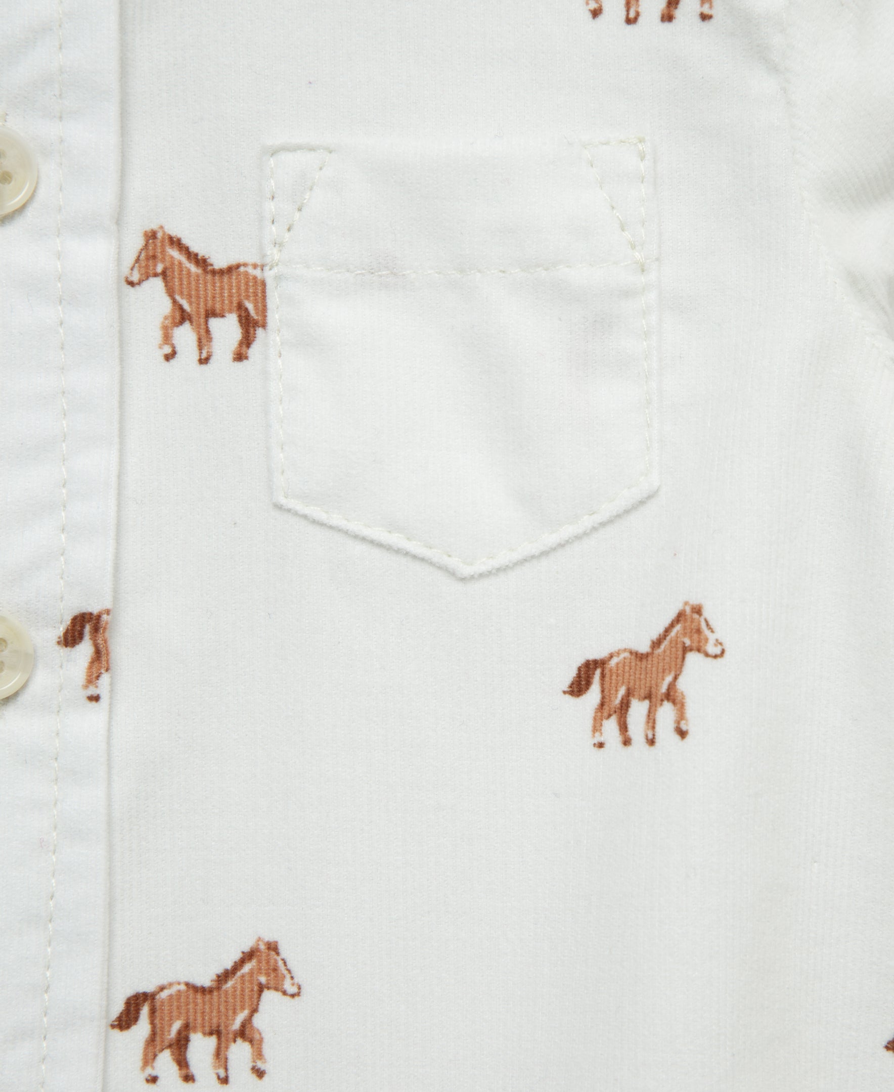 Horses Woven Pant Set - Little Me