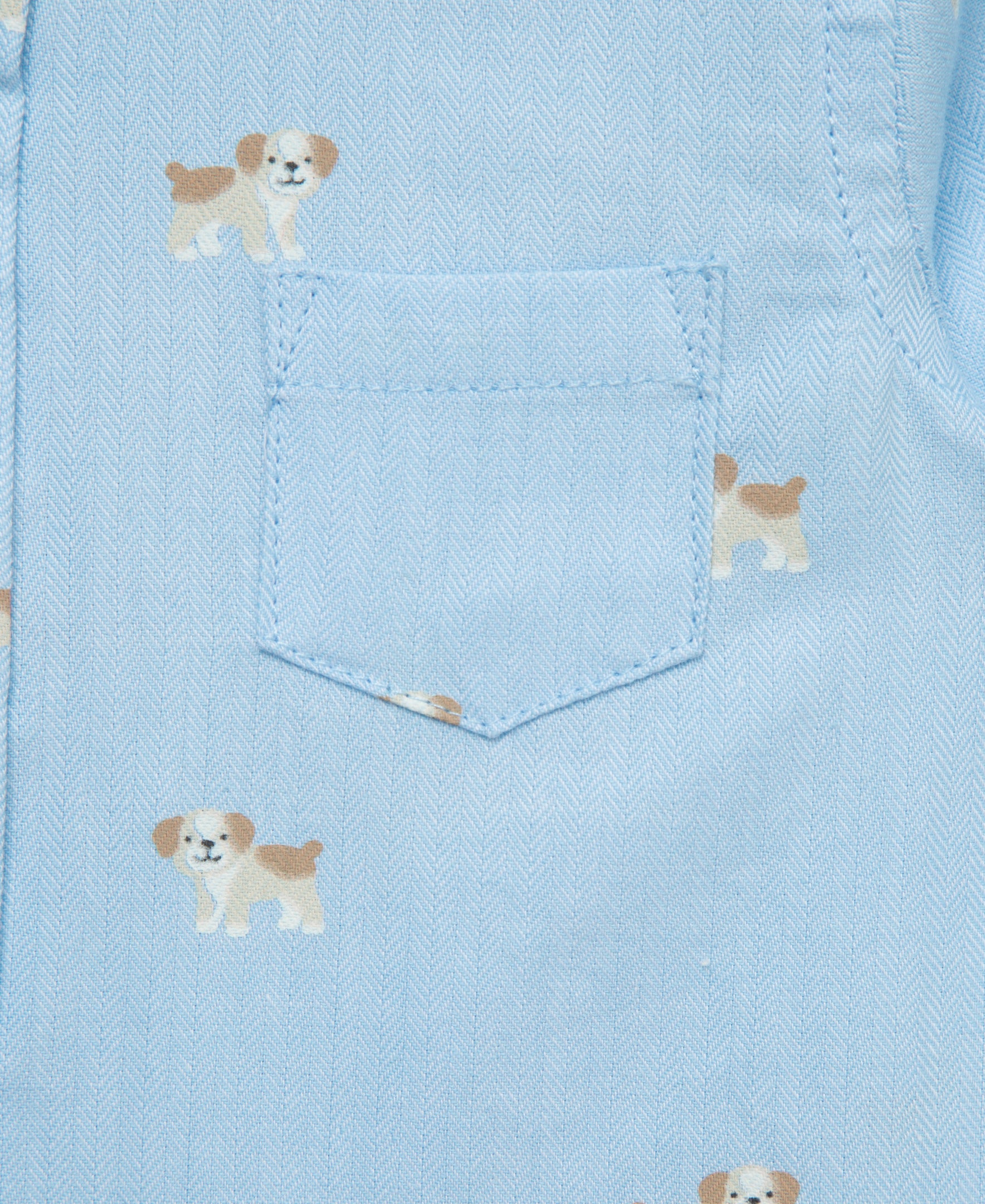 Puppies Woven Pant Set - Little Me