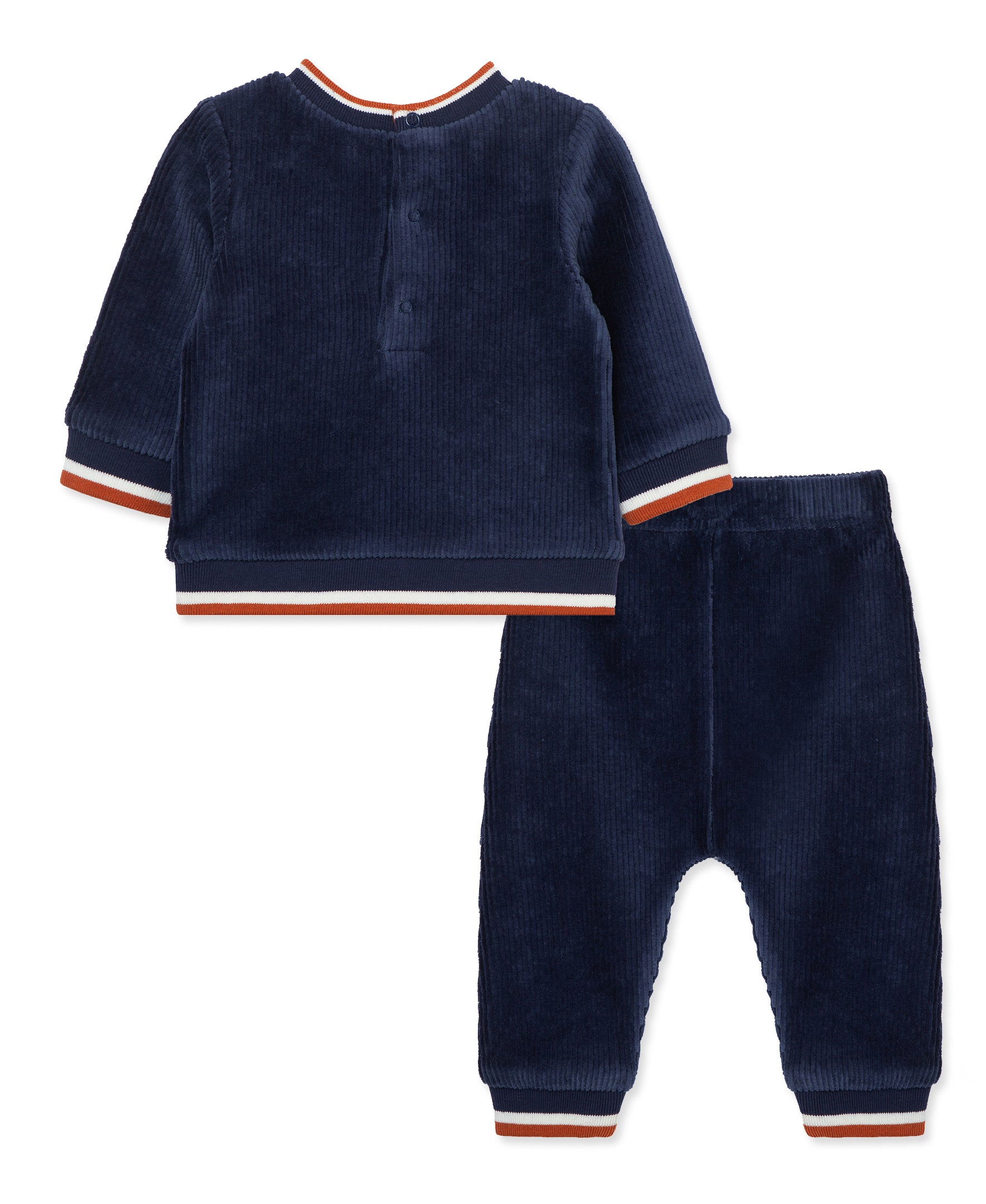 Football Star Velour Pant Set - Little Me