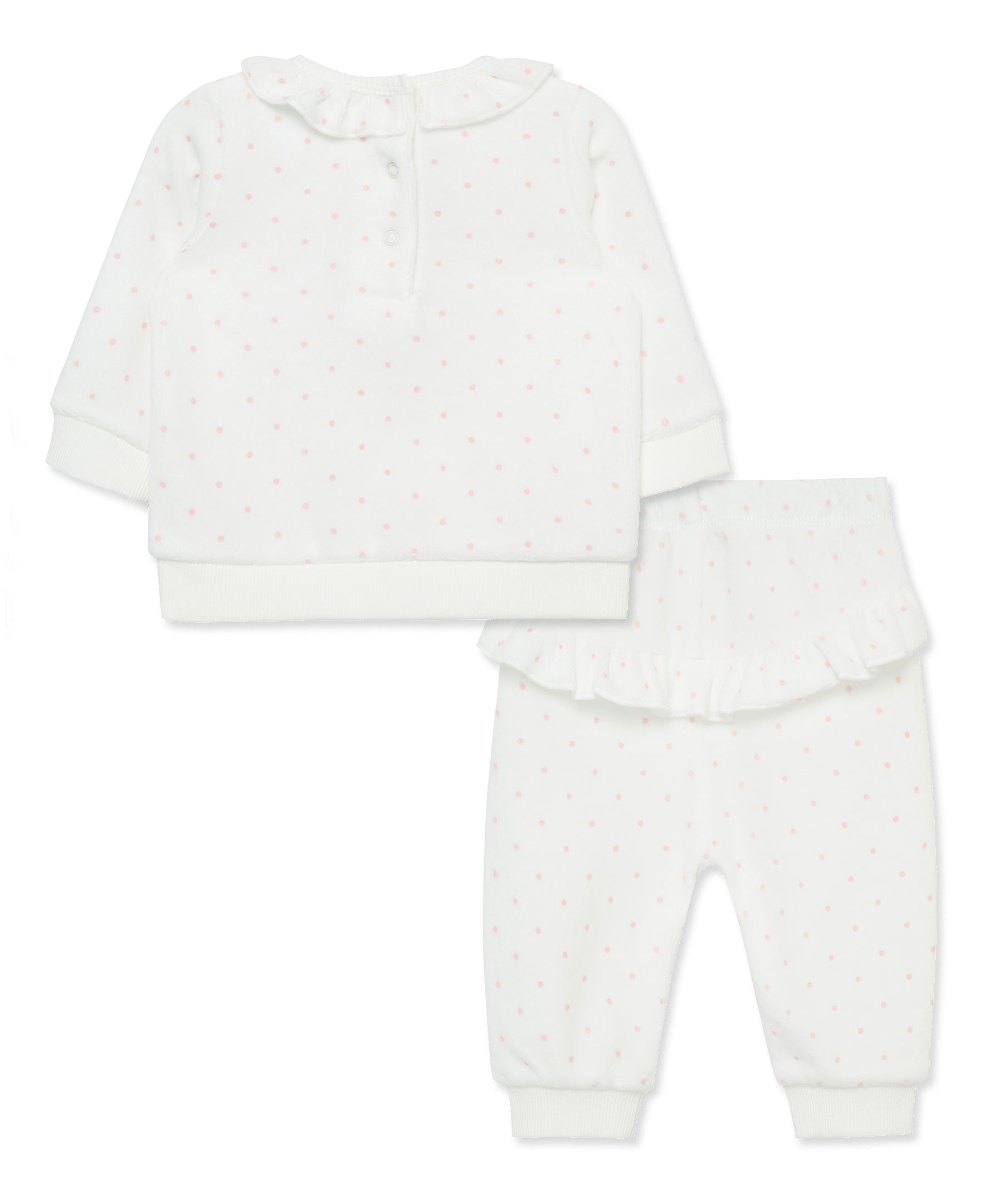 Sweet Bear Velour Pant Set - Little Me