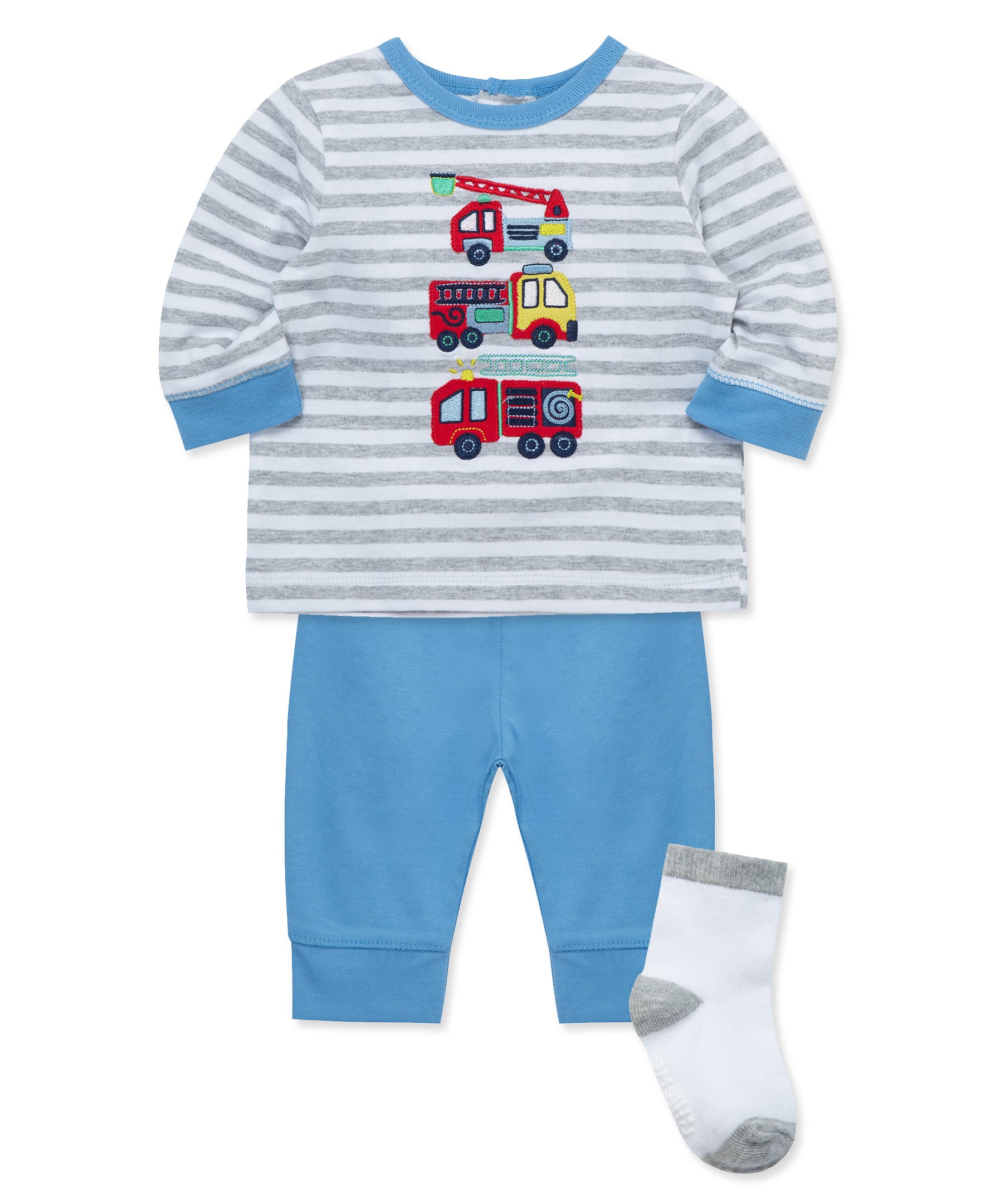 Firetrucks Jogger Set - Little Me