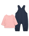 Floral Schiffli Cotton Overall Set - Little Me