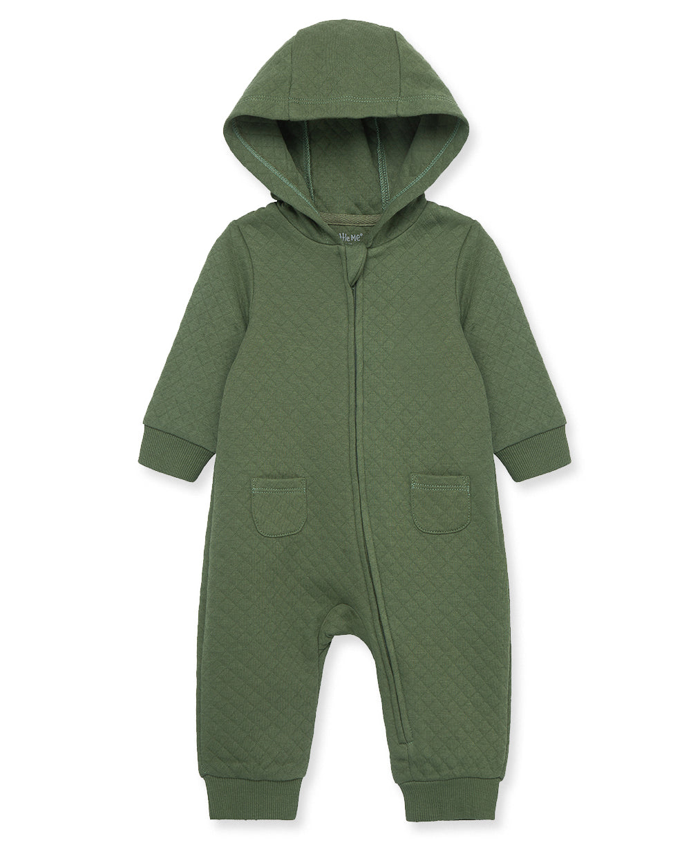 Green Quilt Coverall - Little Me