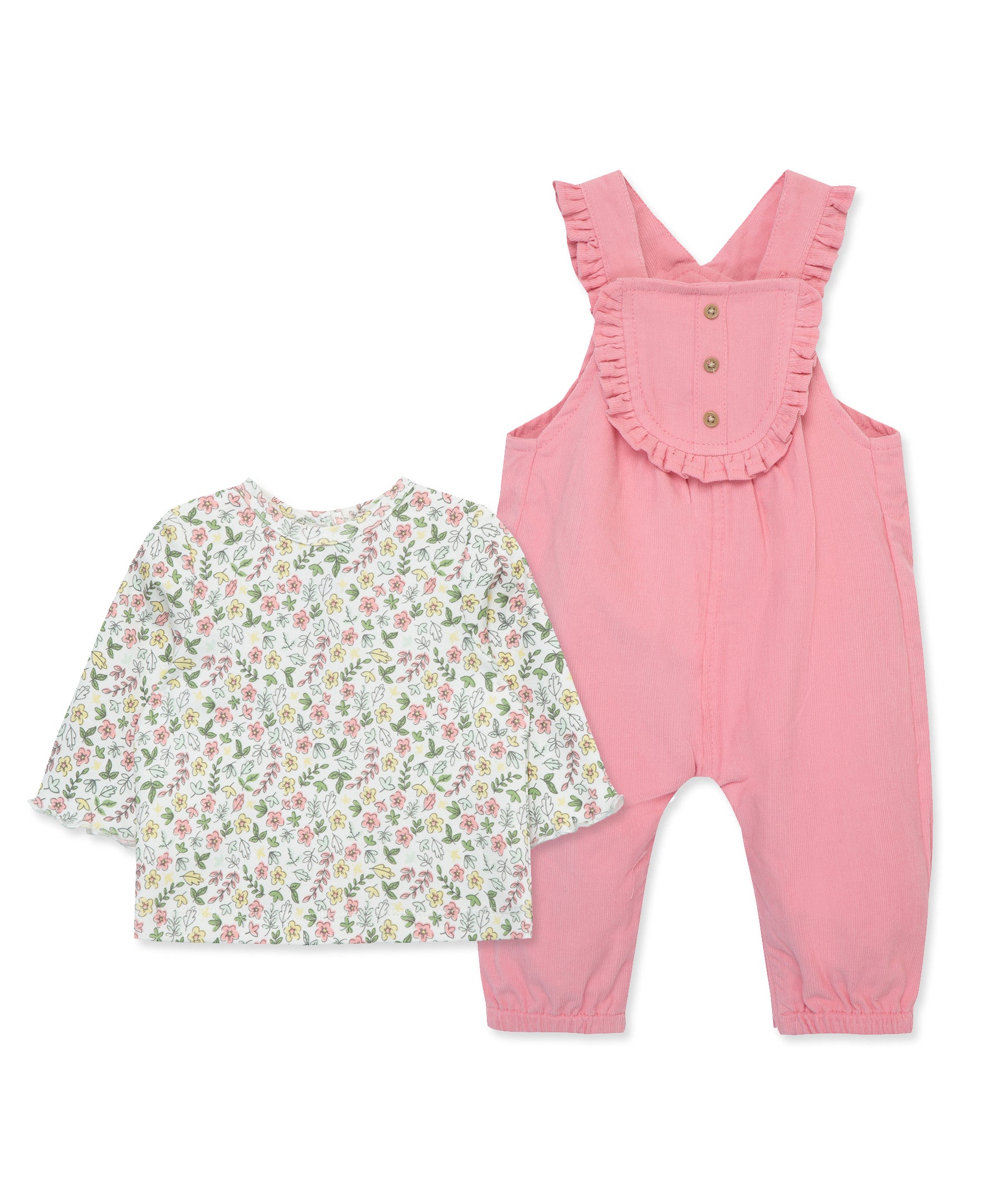 Ditsy Woven Overall Set (12M-24M) - Little Me