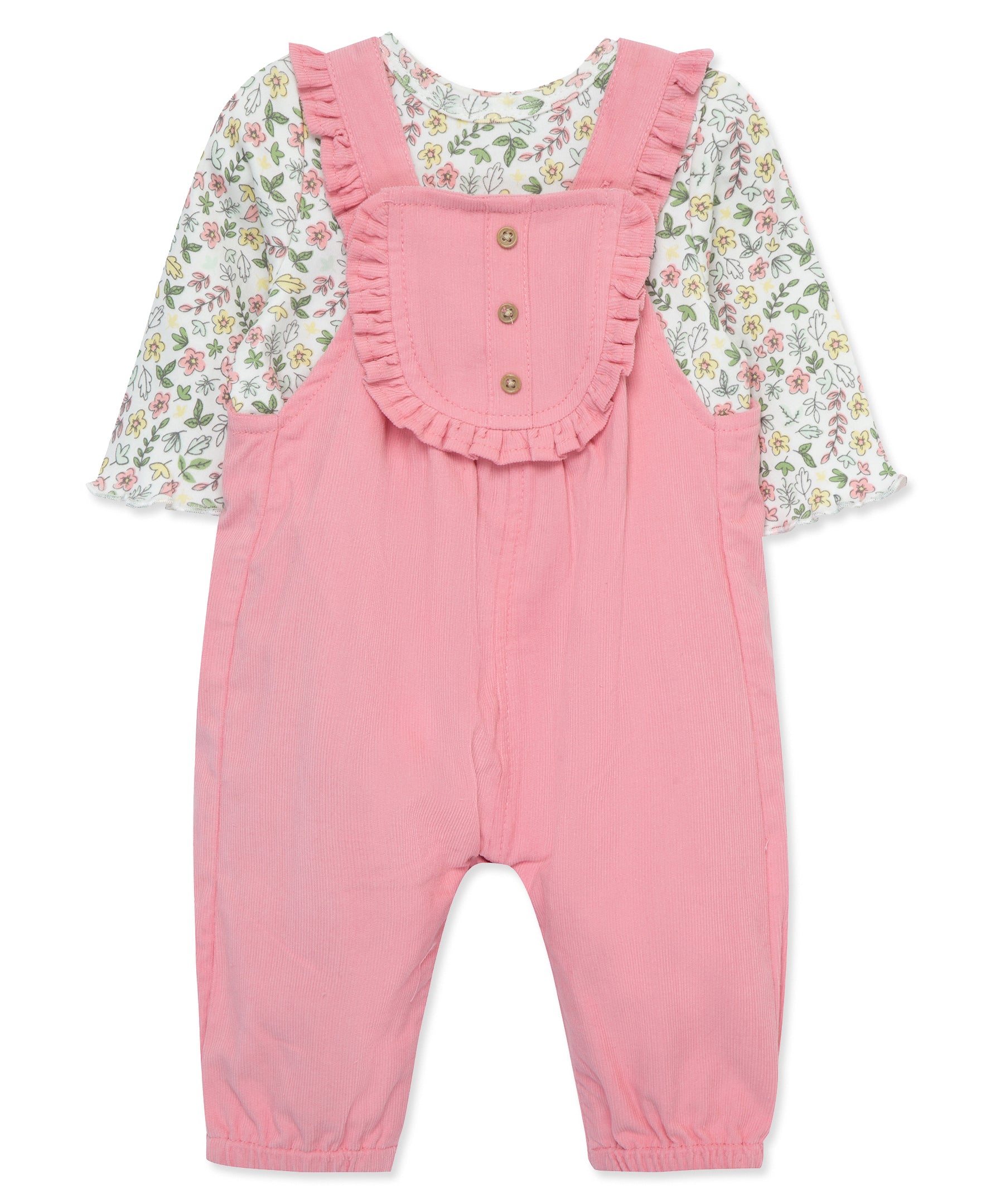 Ditsy Woven Overall Set (12M-24M) - Little Me