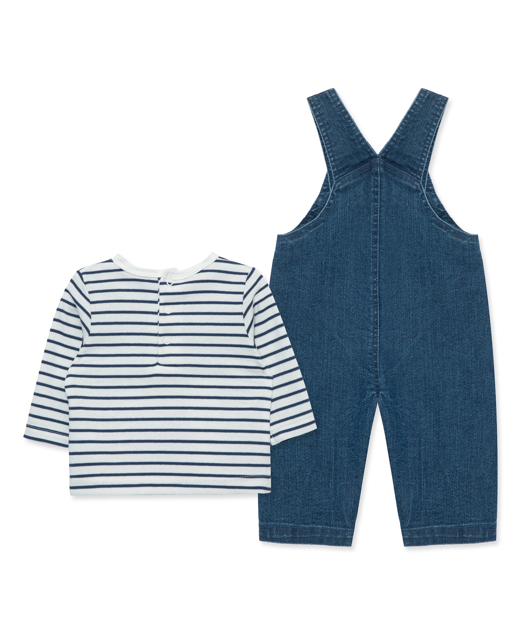 Dino Woven Overall Set (12M-24M) - Little Me