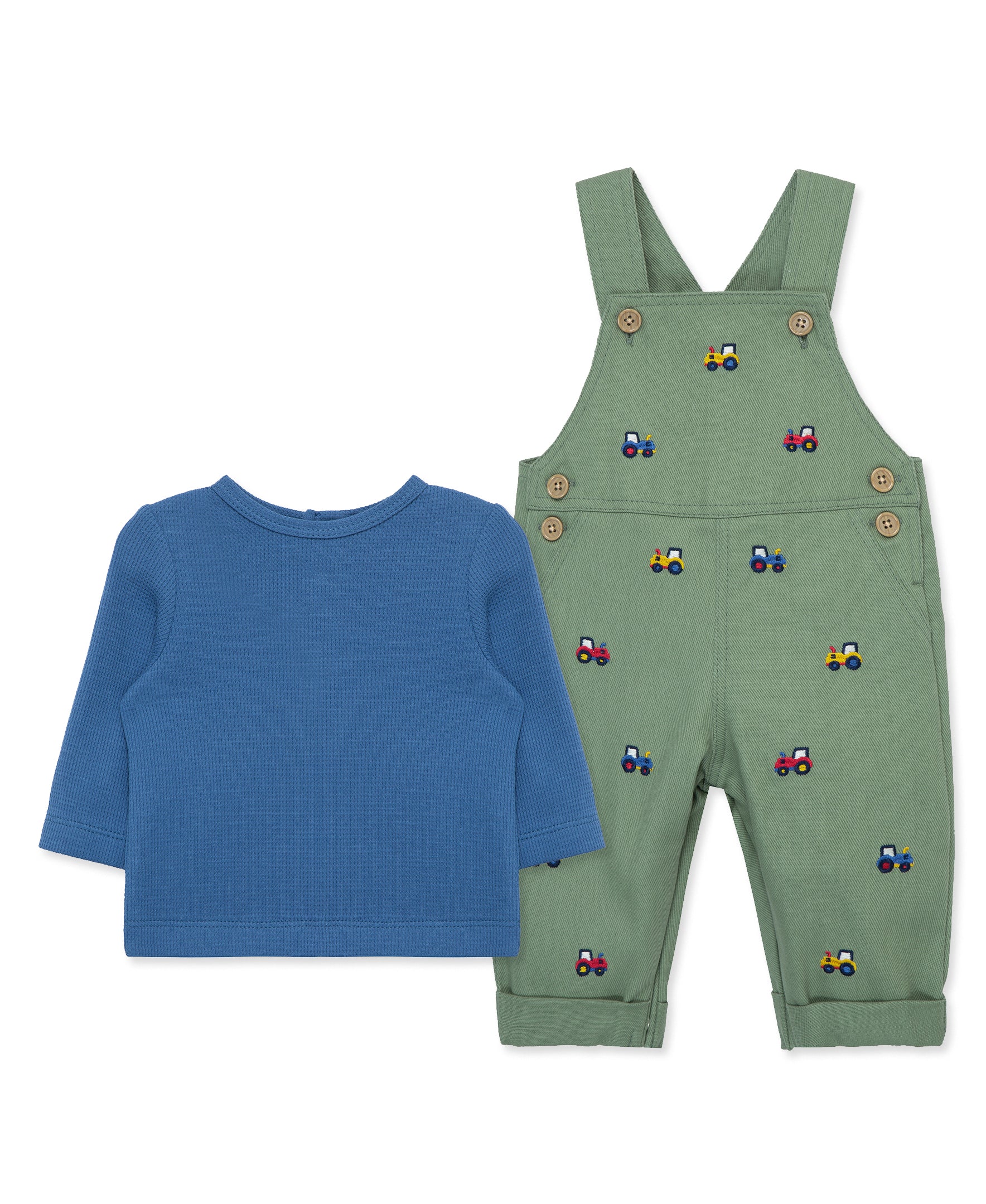 Tractors Woven Overall Set (12M-24M) - Little Me