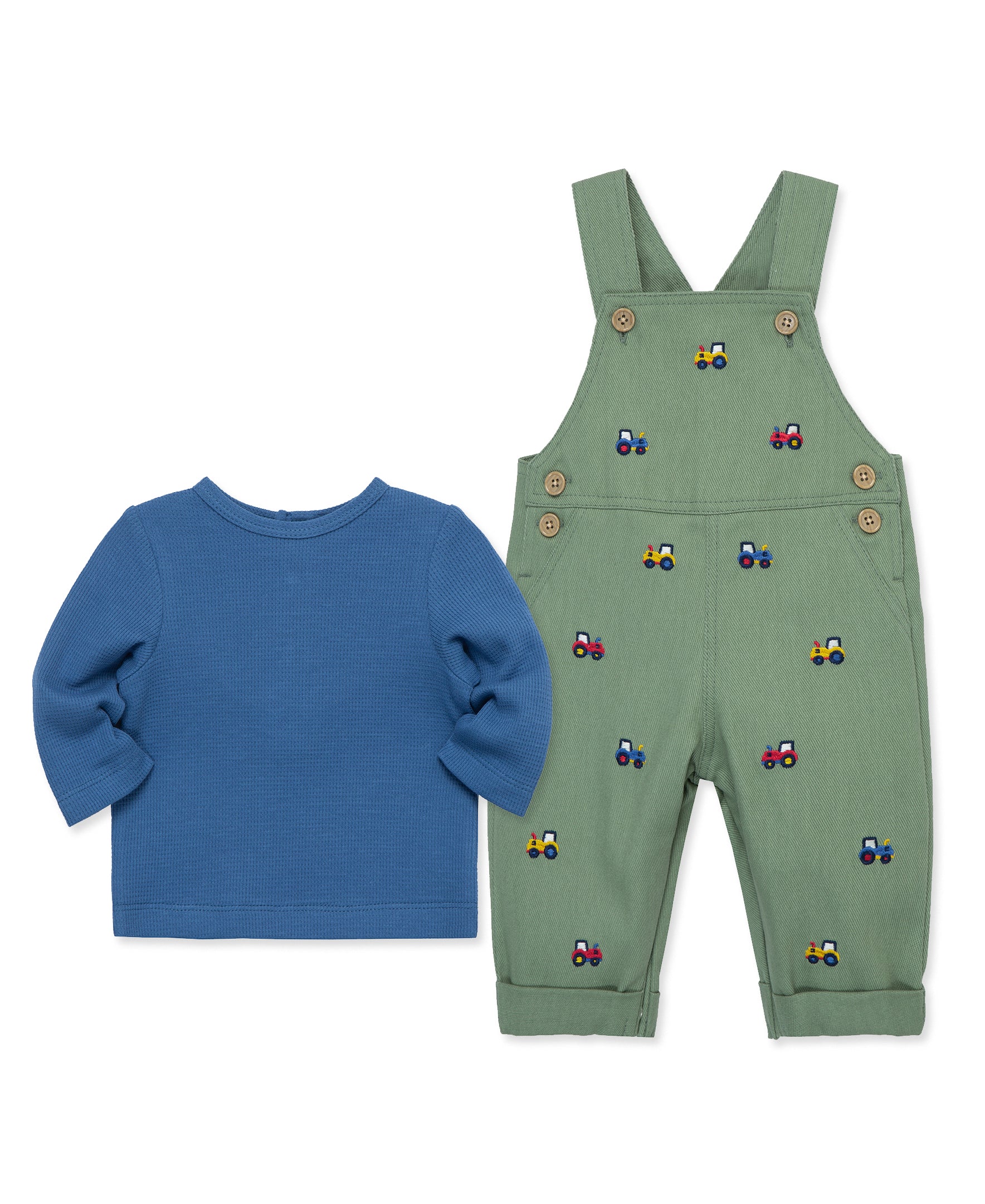 Tractors Woven Overall Set (12M-24M) - Little Me