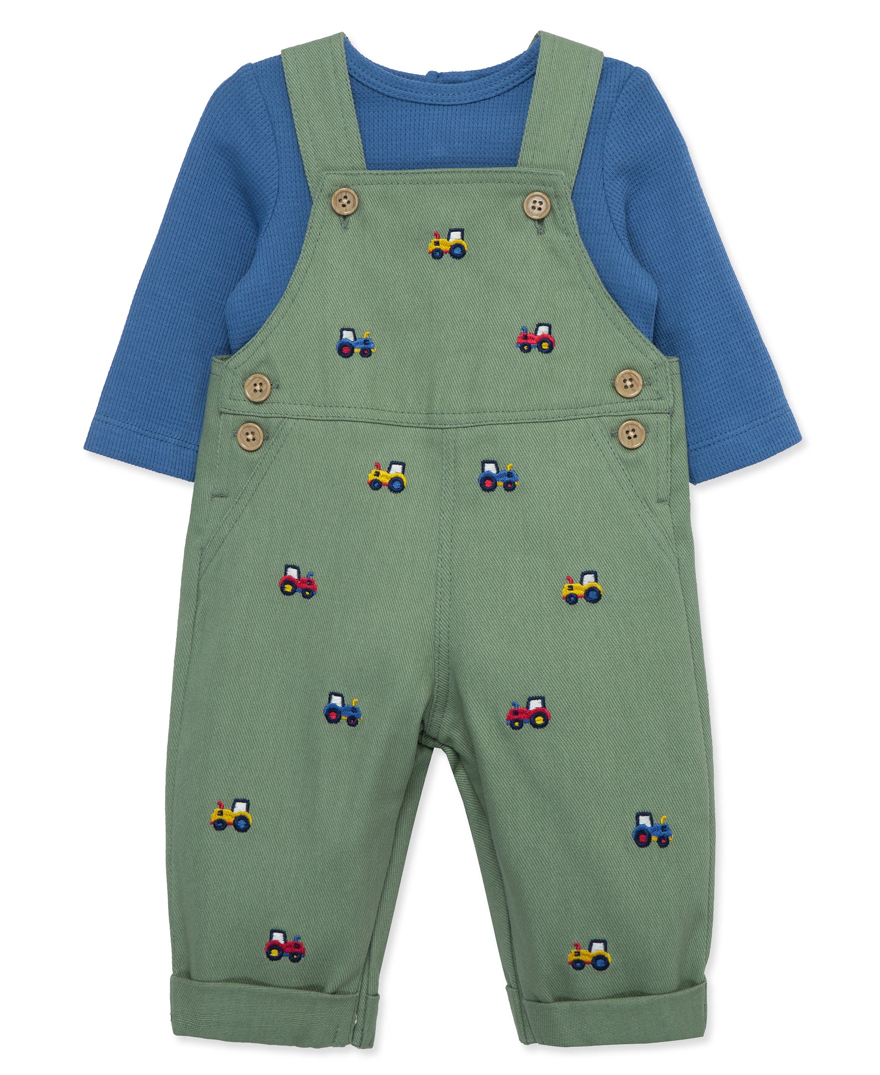 Tractors Woven Overall Set (12M-24M) - Little Me