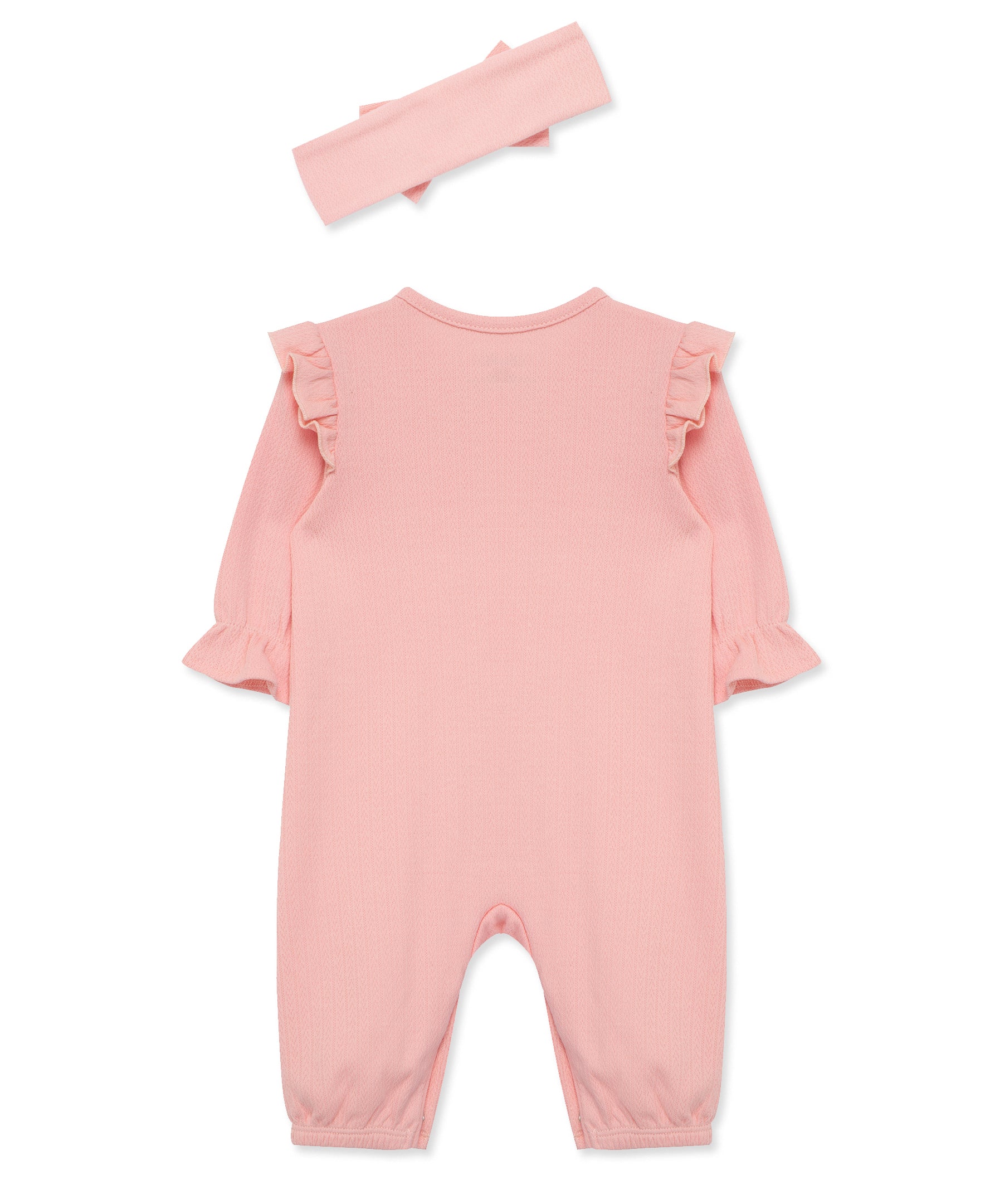 Pink Pointelle Jumpsuit Set - Little Me