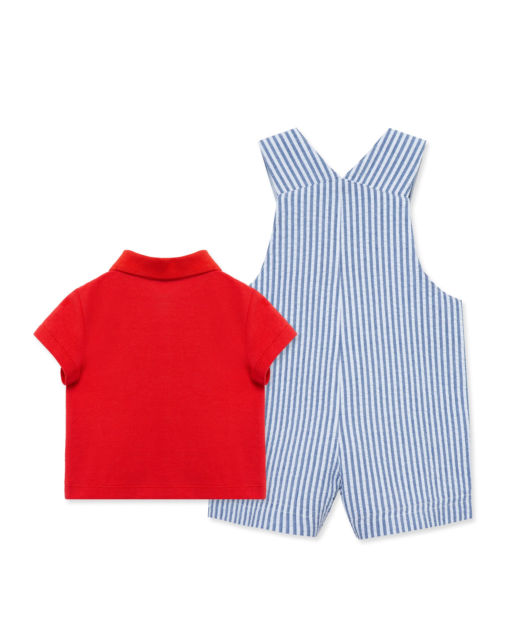 Baseball Woven Shortall Set (12M-24M) - Little Me