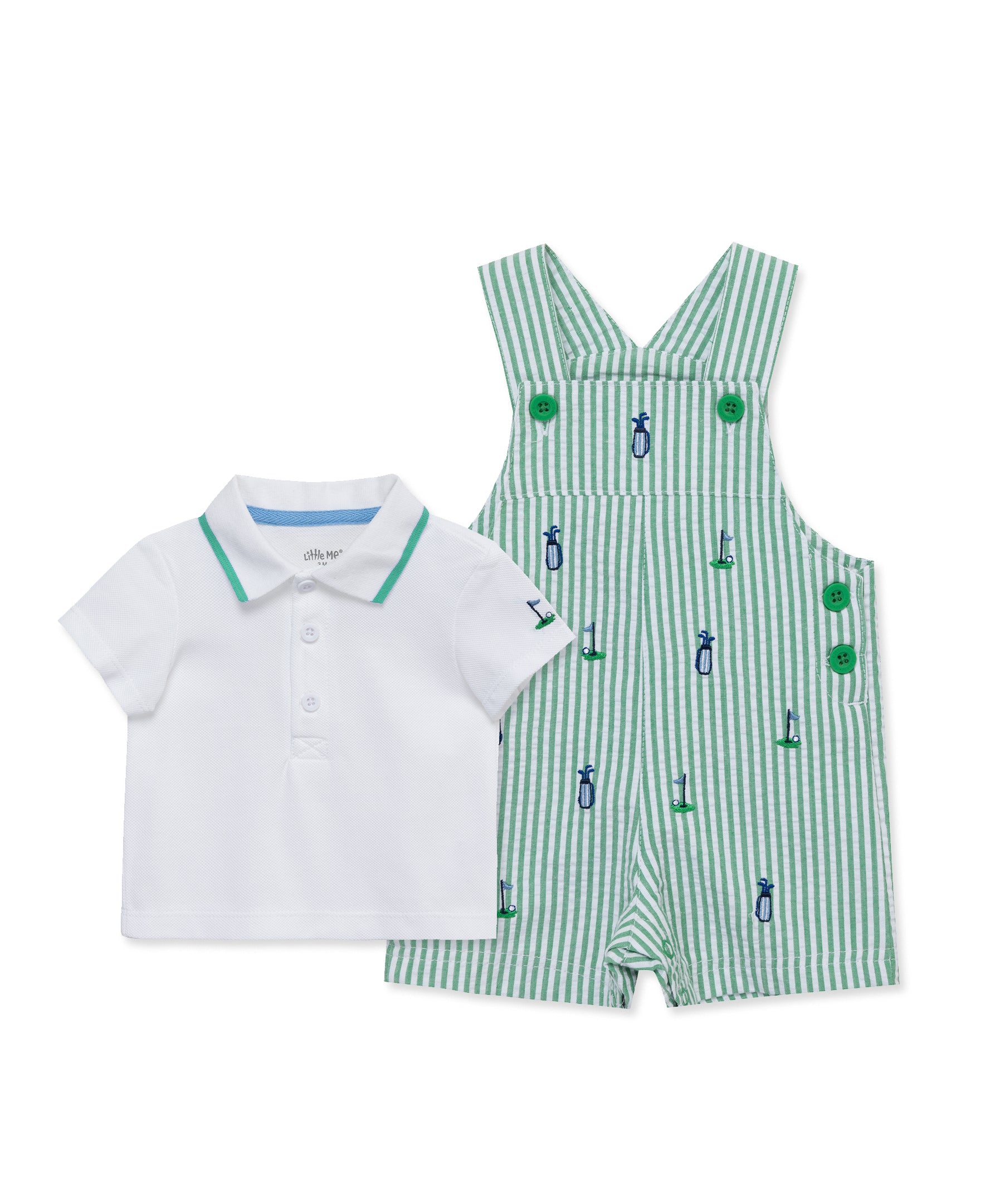 Golf Woven Shortall Set (12M-24M) - Little Me