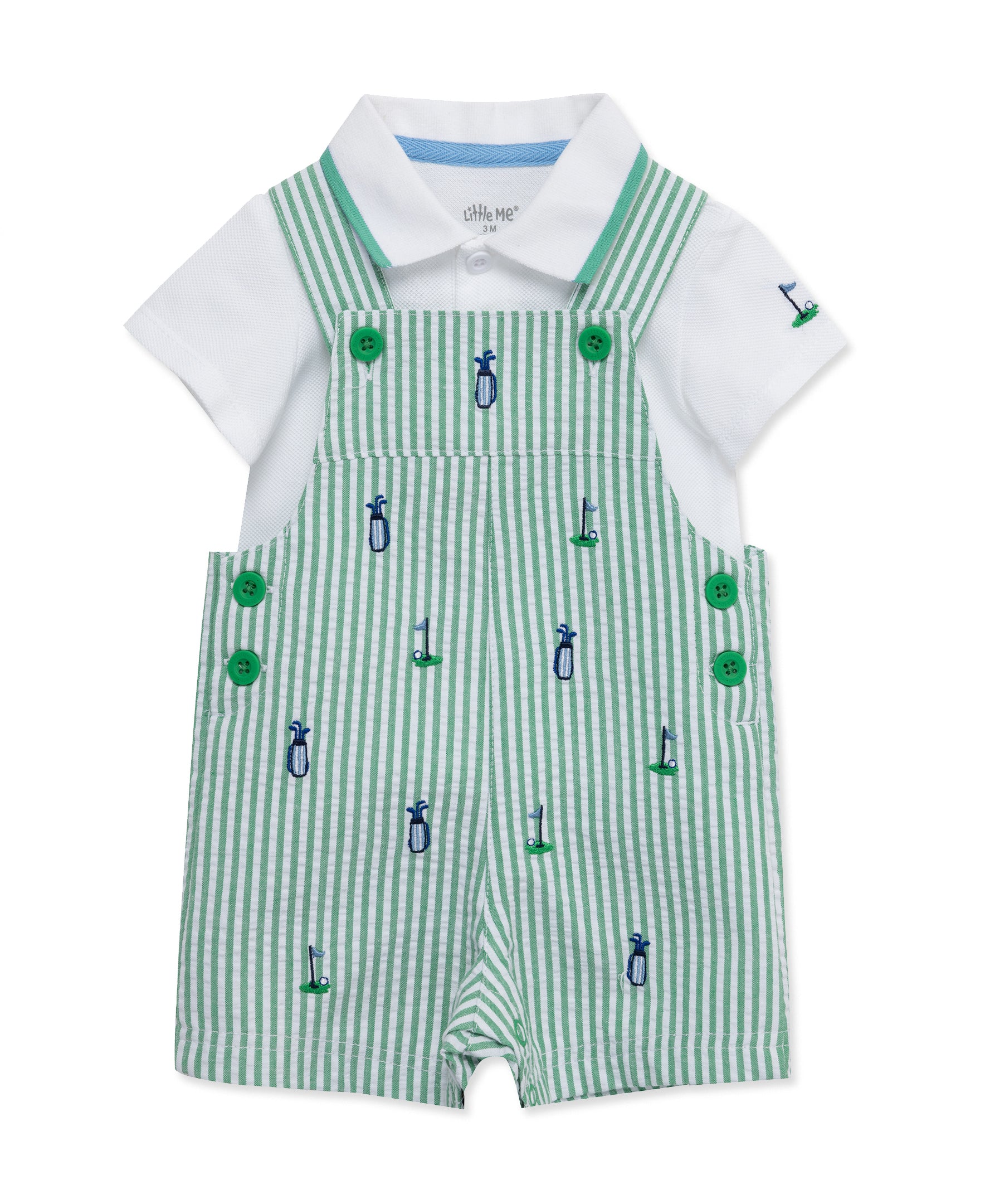 Golf Woven Shortall Set (12M-24M) - Little Me