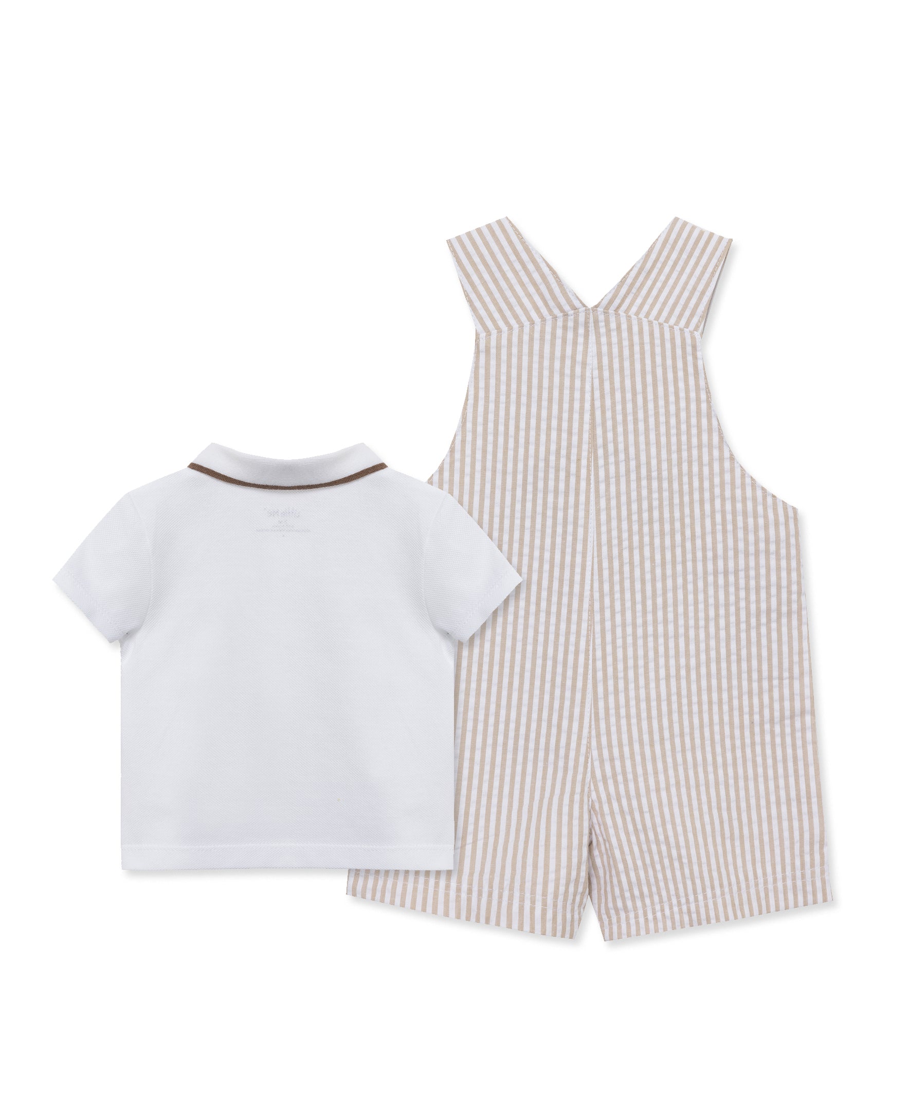 Puppies Woven Shortall Set (12M-24M) - Little Me