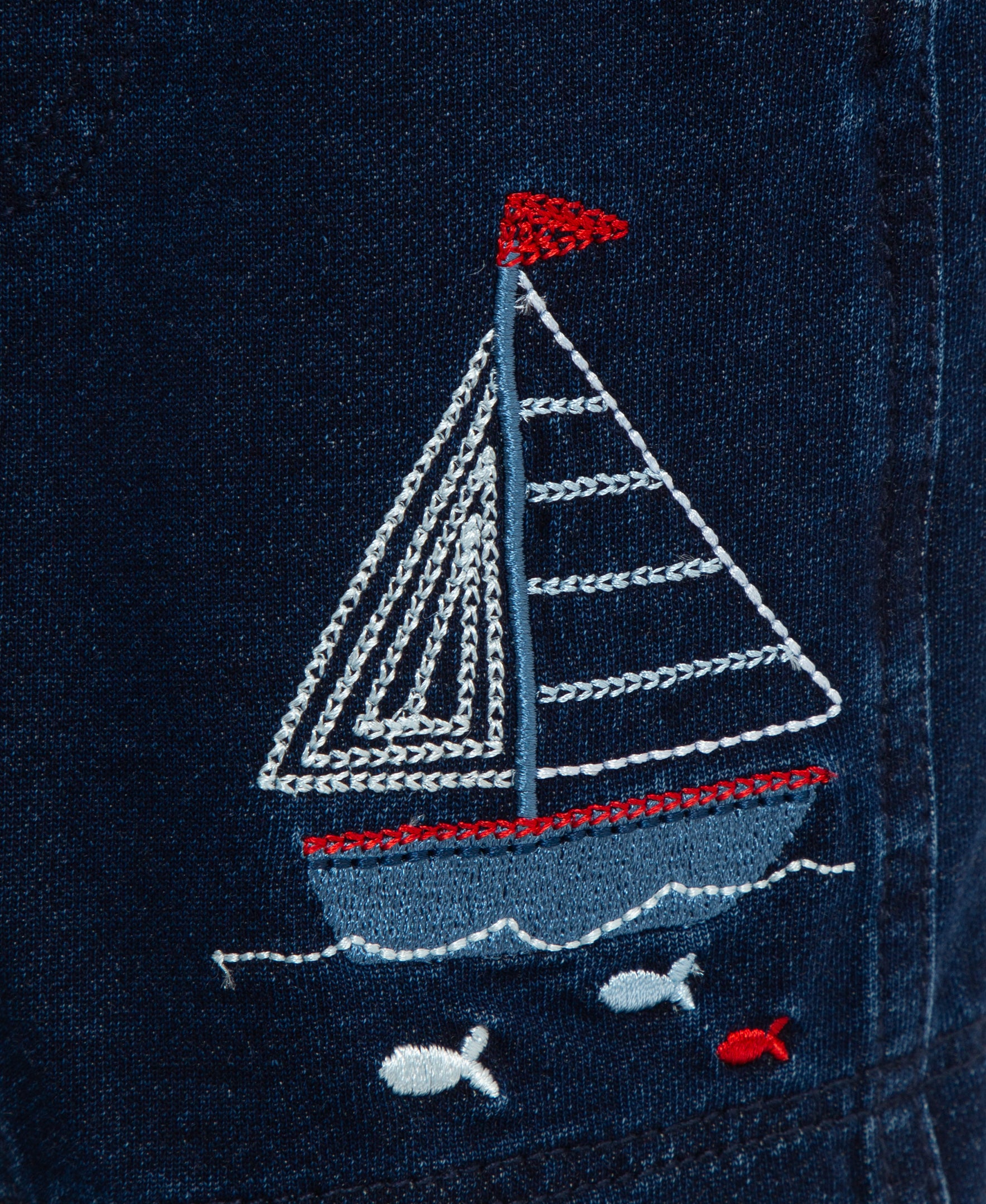 Sailboat Shortall (12M-24M) - Little Me