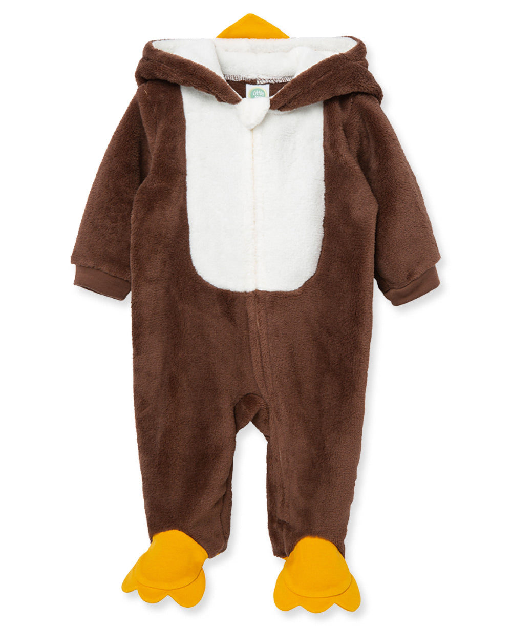 Turkey Fleece Zip Front Footie - Little Me