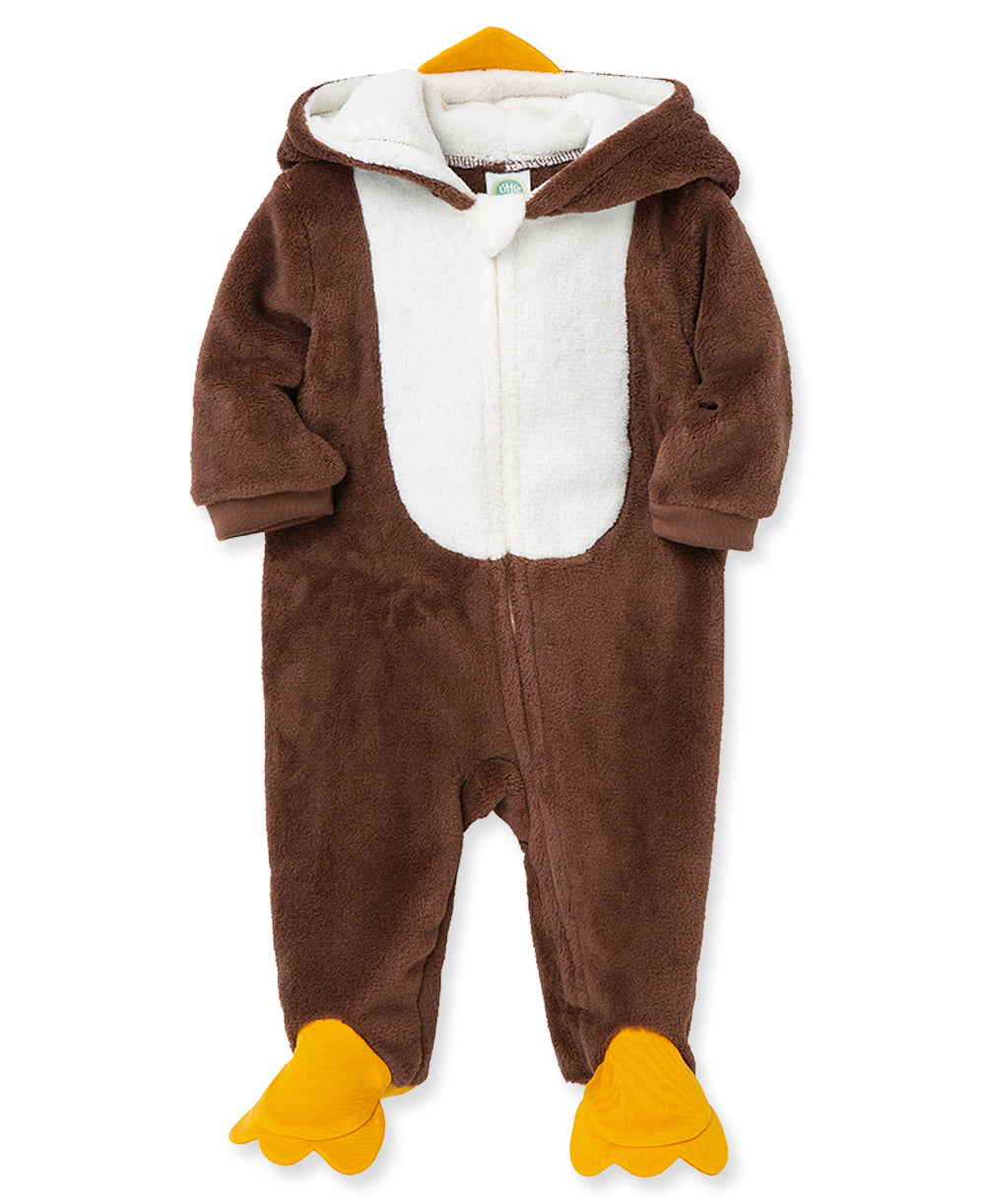 Turkey Fleece Zip Front Footie - Little Me