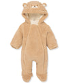 Fuzzy Bear Sherpa Pram - Little Me