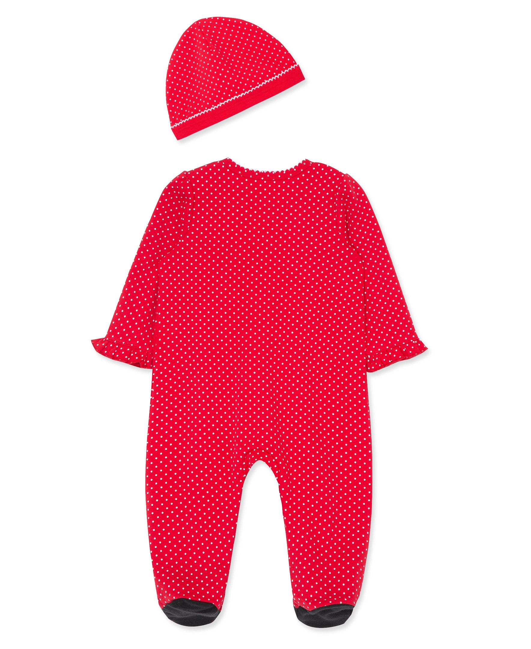 Cute Bear 2-Way-Zip Footie & Hat - Little Me