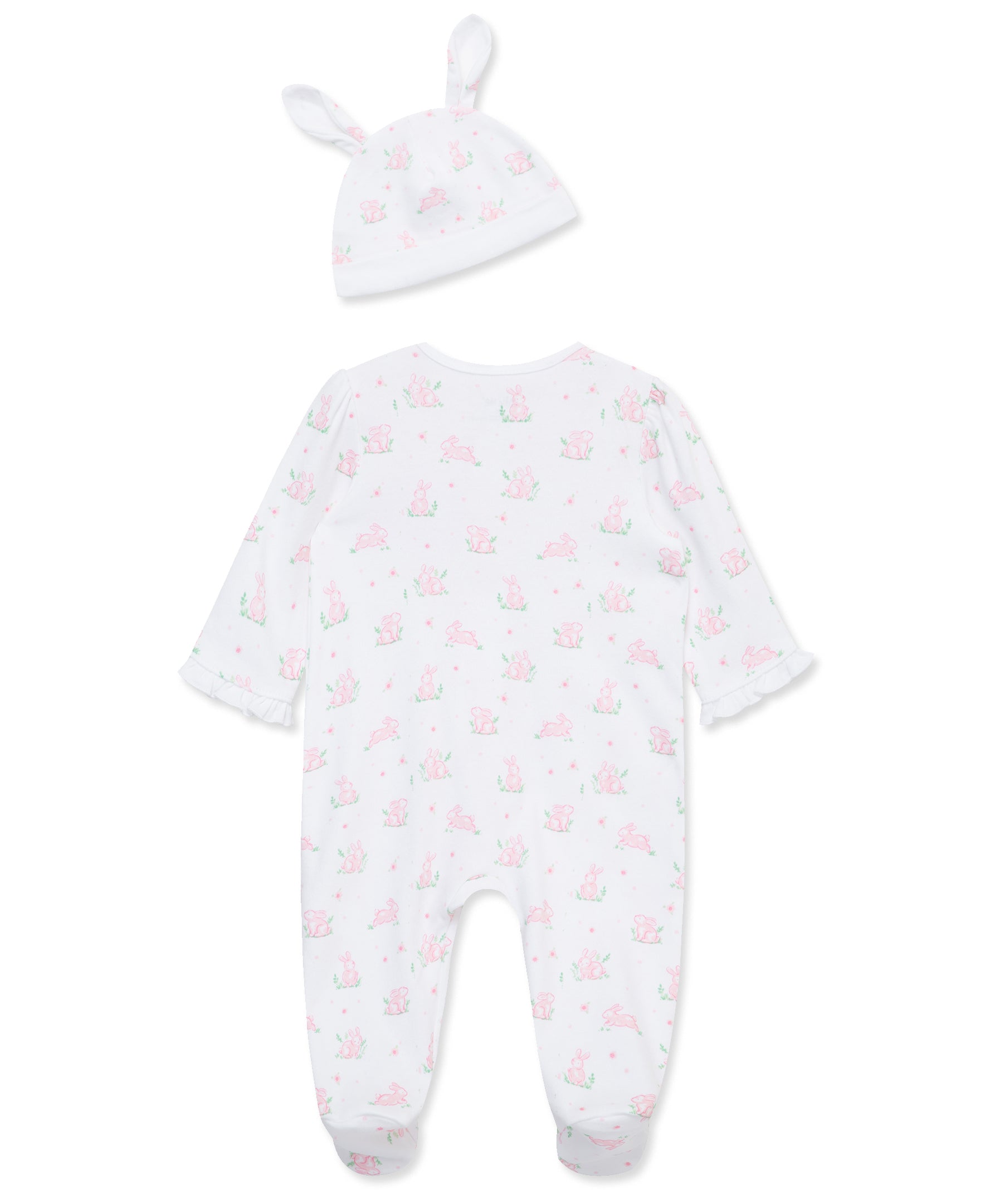 Pink Bunny Footie & Hat - Little Me