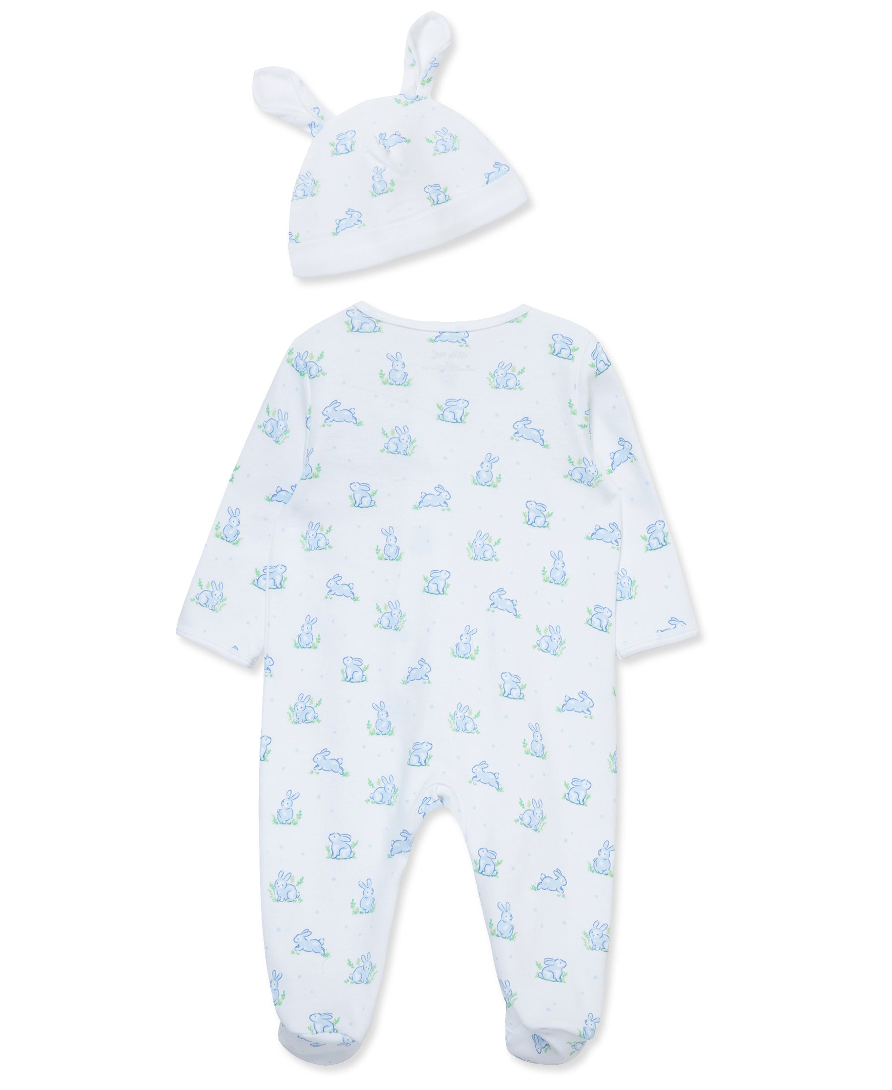 Blue Bunny Footie & Hat - Little Me