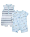 Puppies 2-Pack Rompers - Little Me