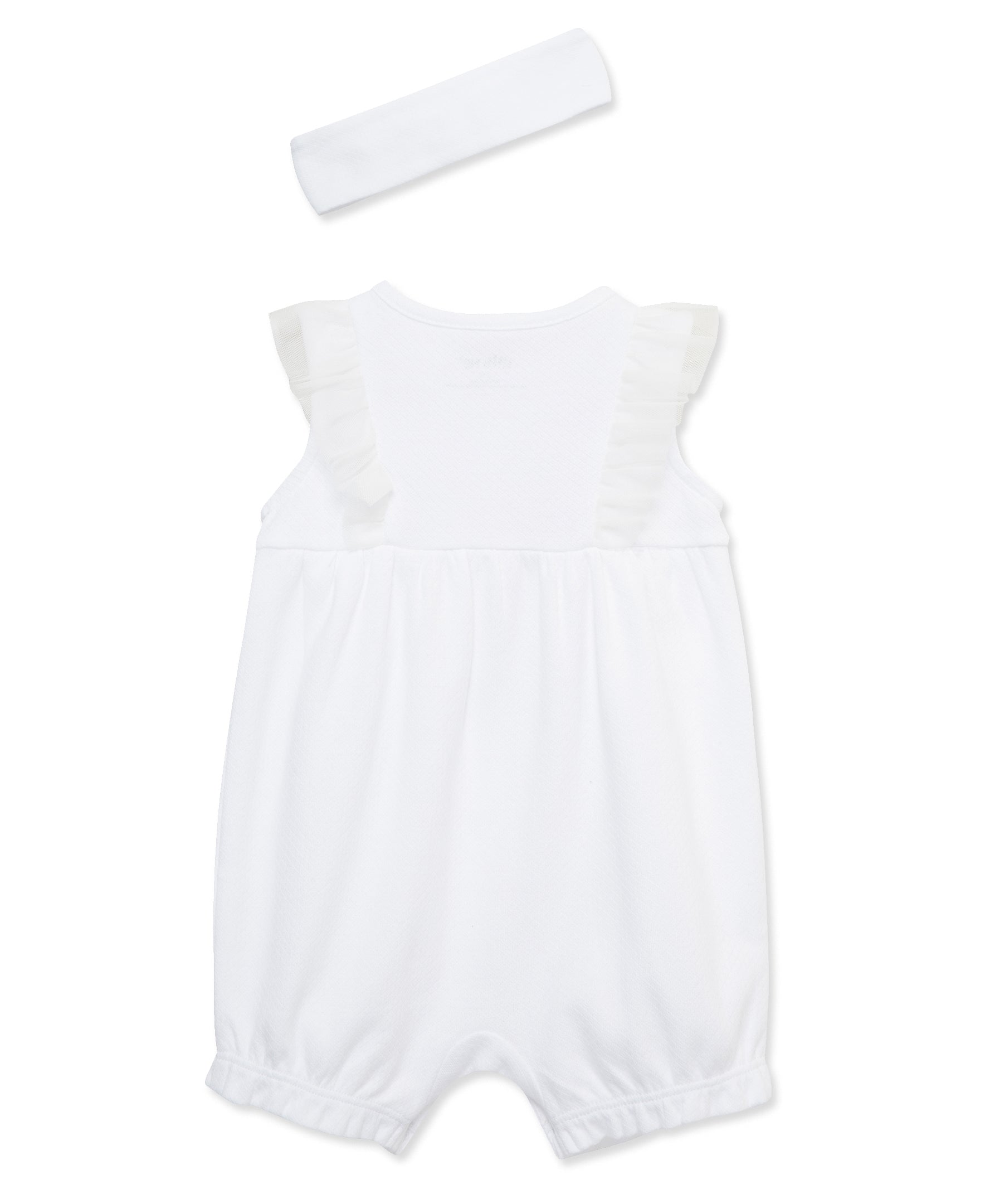 Hearts Knit Romper & Headband - Little Me