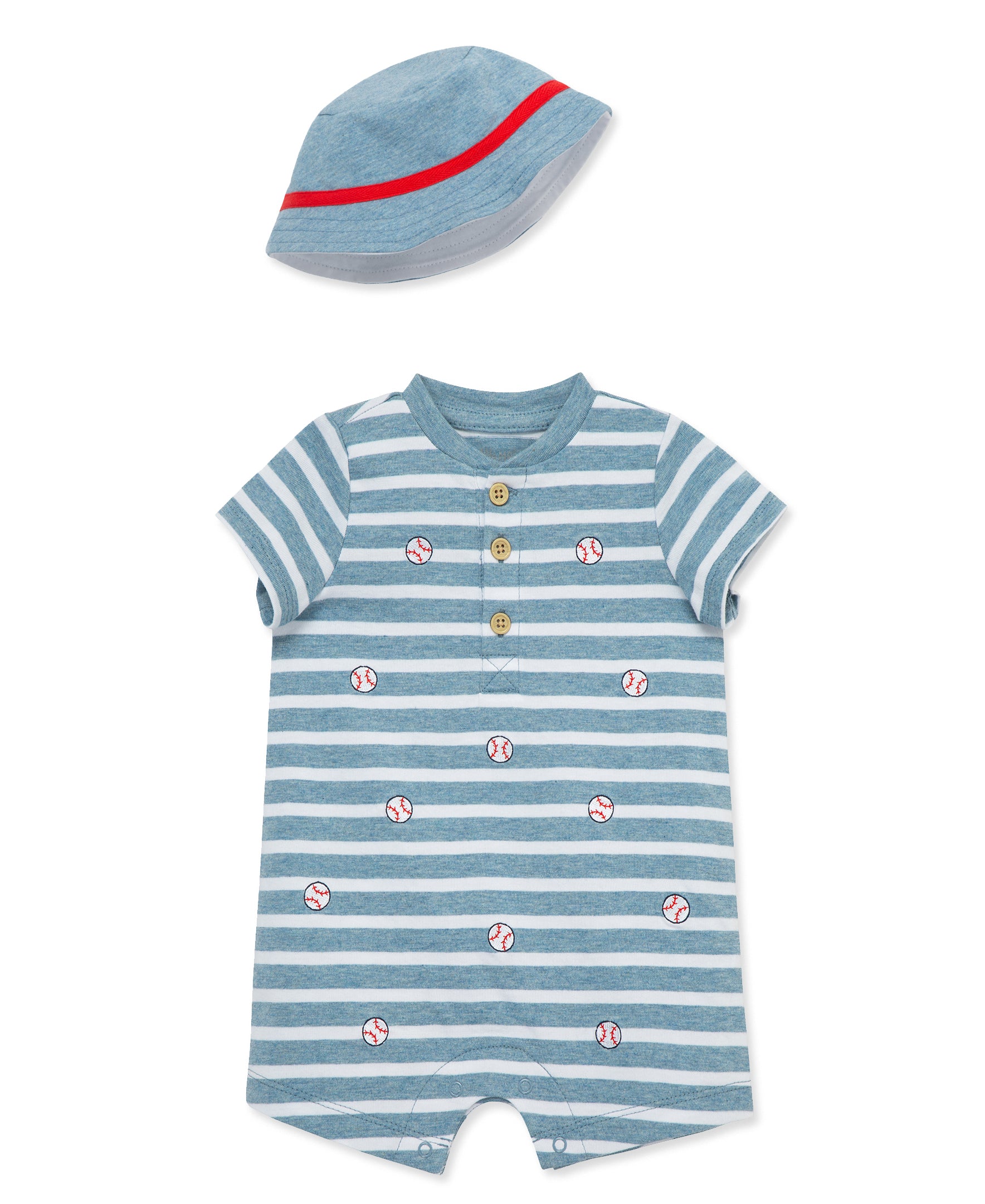 Baseball Romper & Hat - Little Me