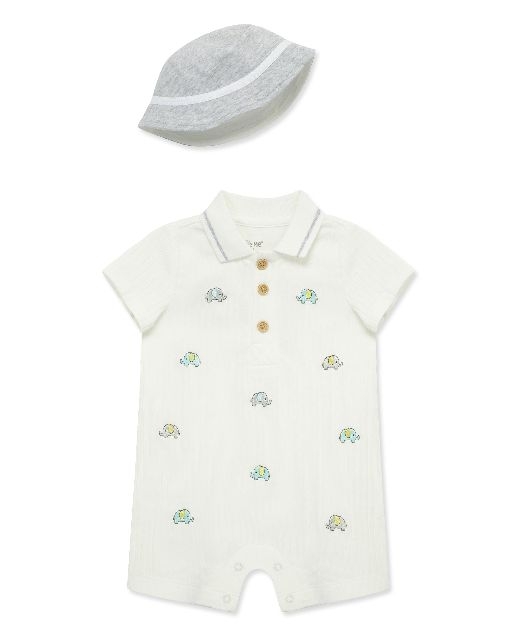 Elephants Romper & Hat - Little Me