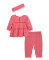 Berry Rib Knit Tunic Set - Little Me