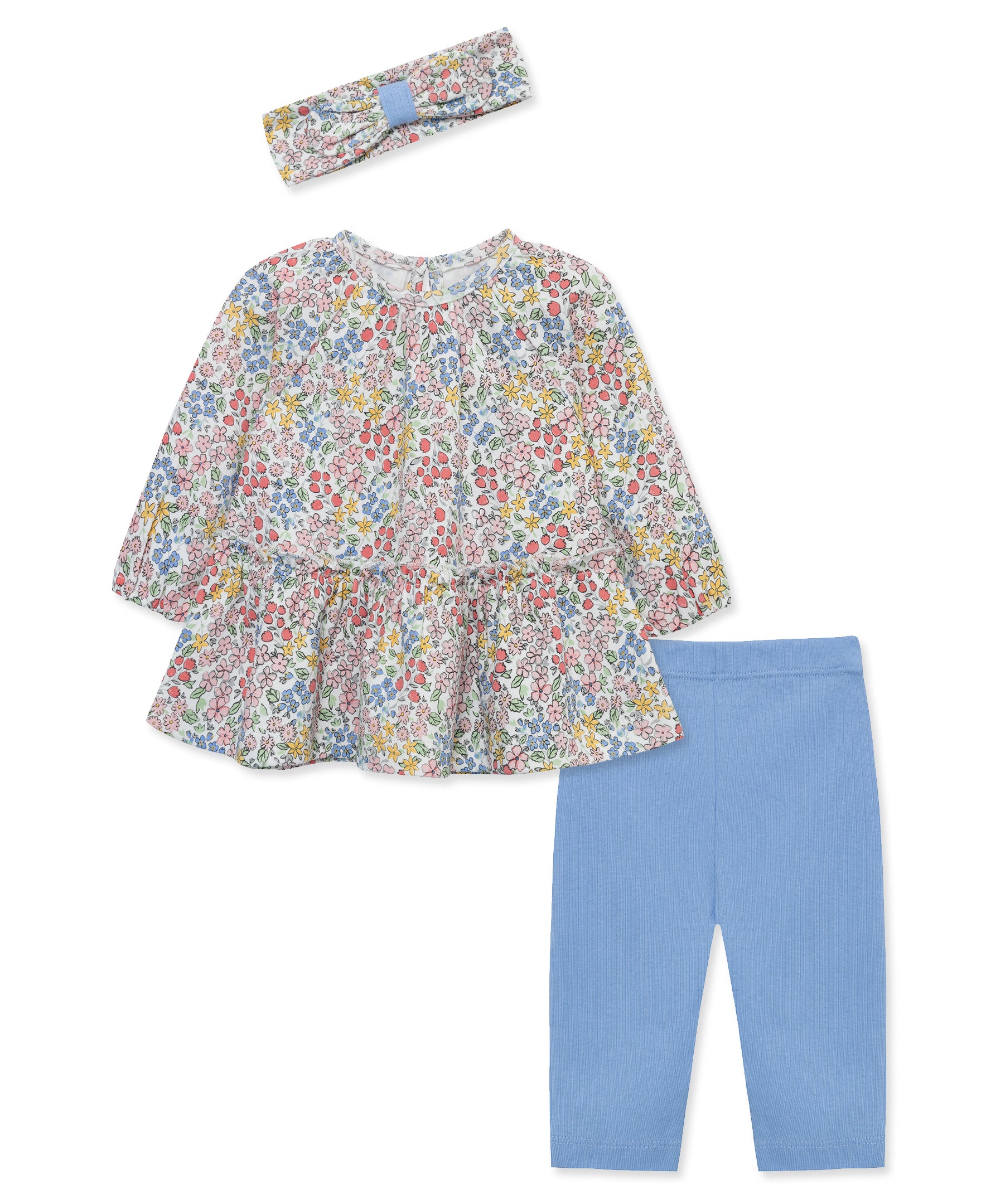 Garden Floral Tunic Set (3M-12M) - Little Me