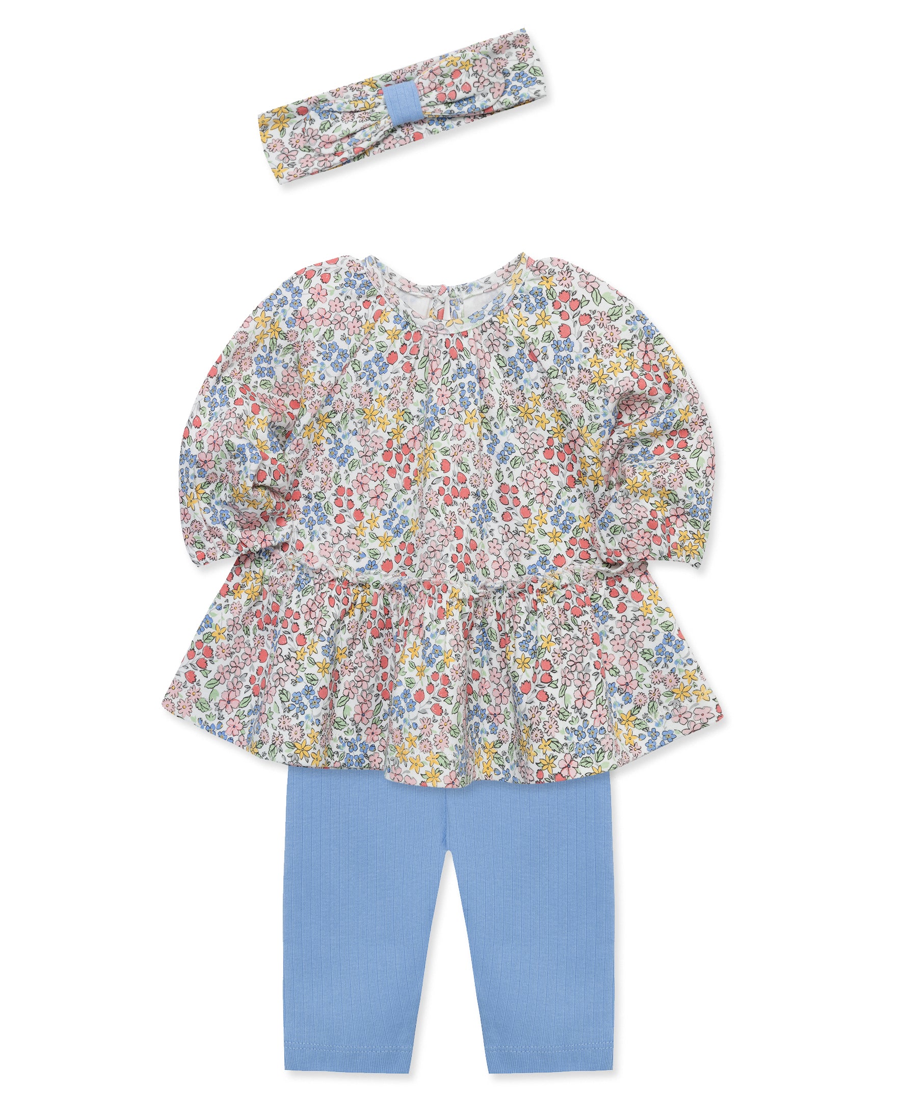 Garden Floral Tunic Set (3M-12M) - Little Me