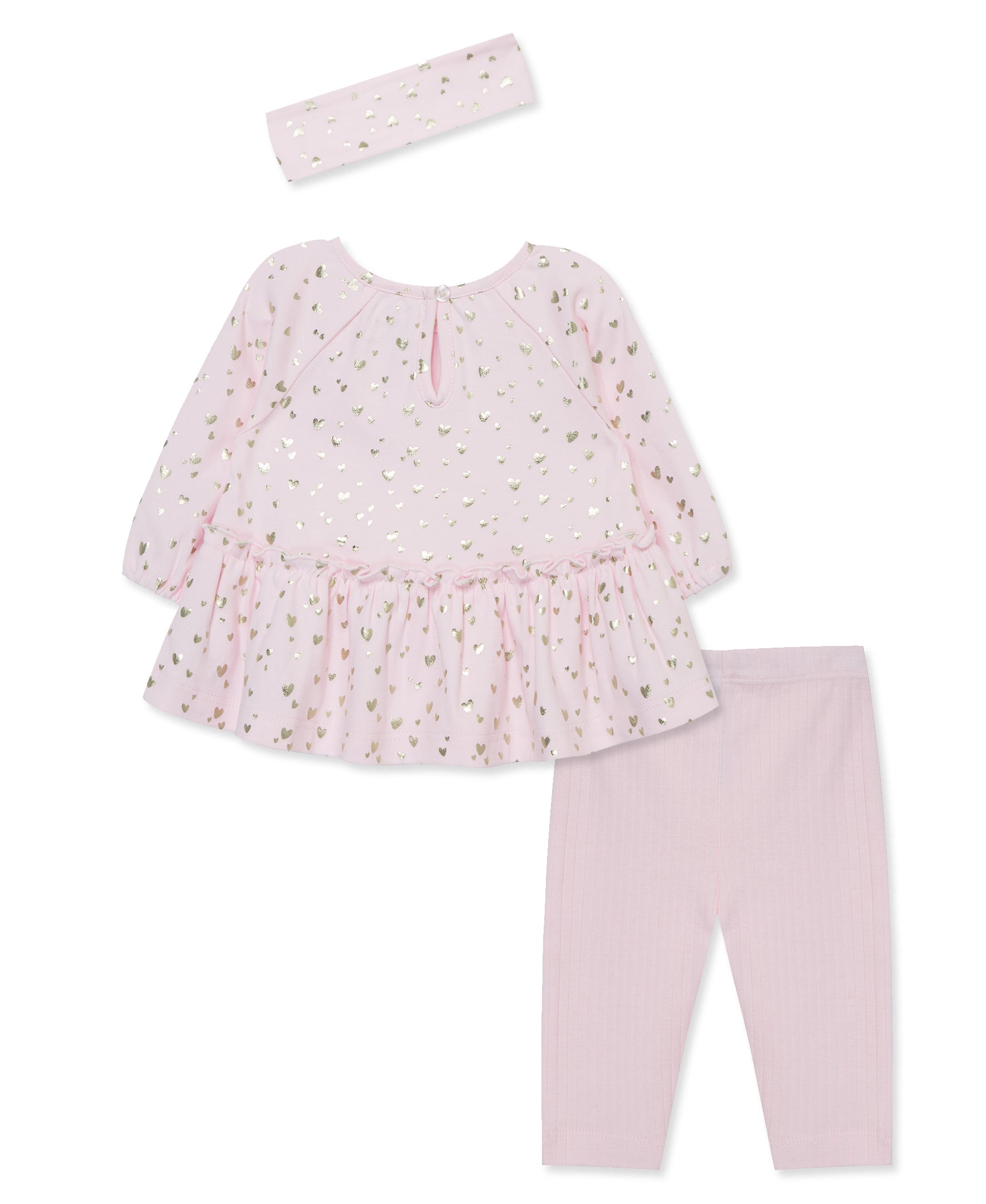 Heart Shine Tunic Set (3M-12M) - Little Me