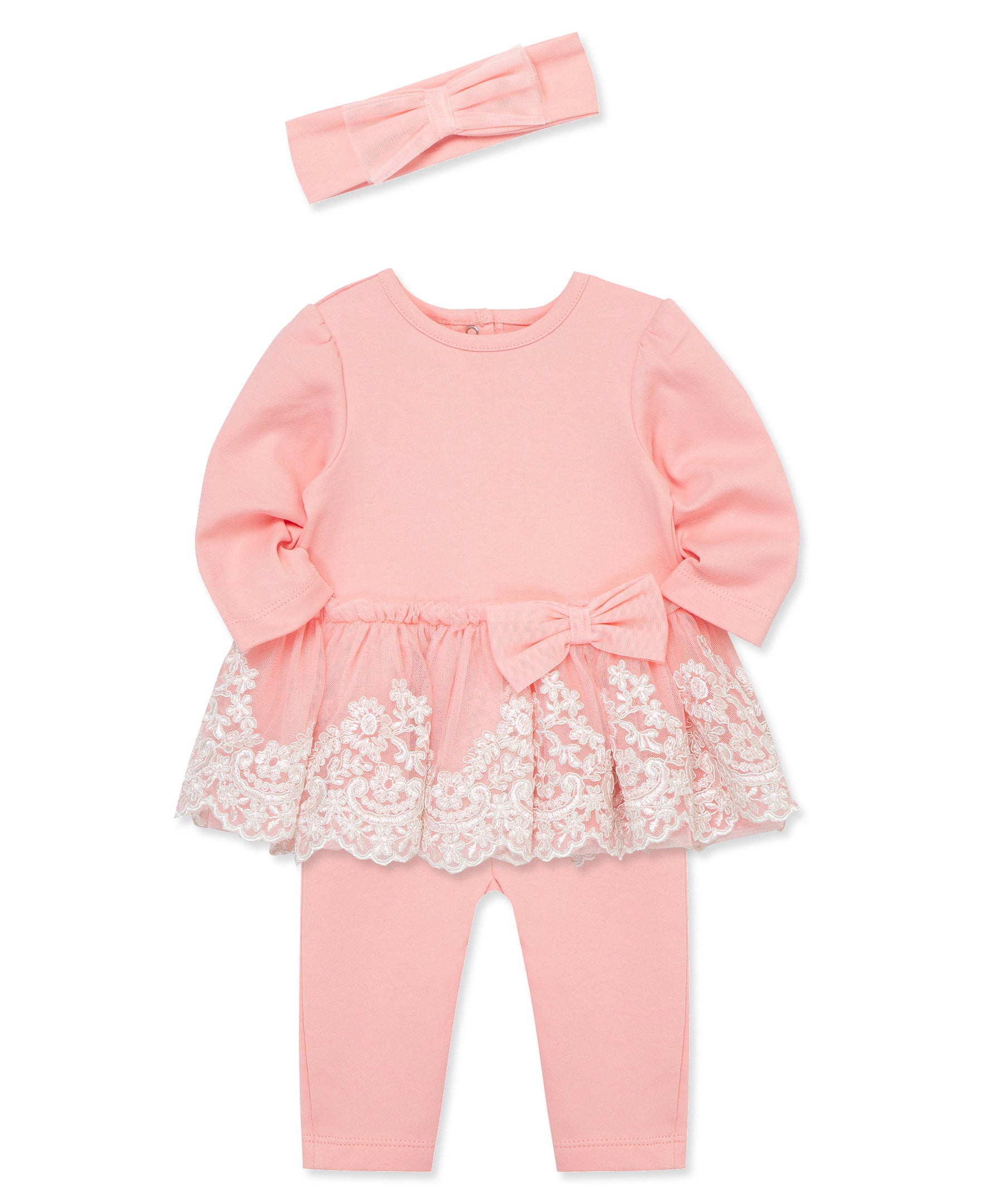 Luxe Lace Tutu Set (3M-12M) - Little Me