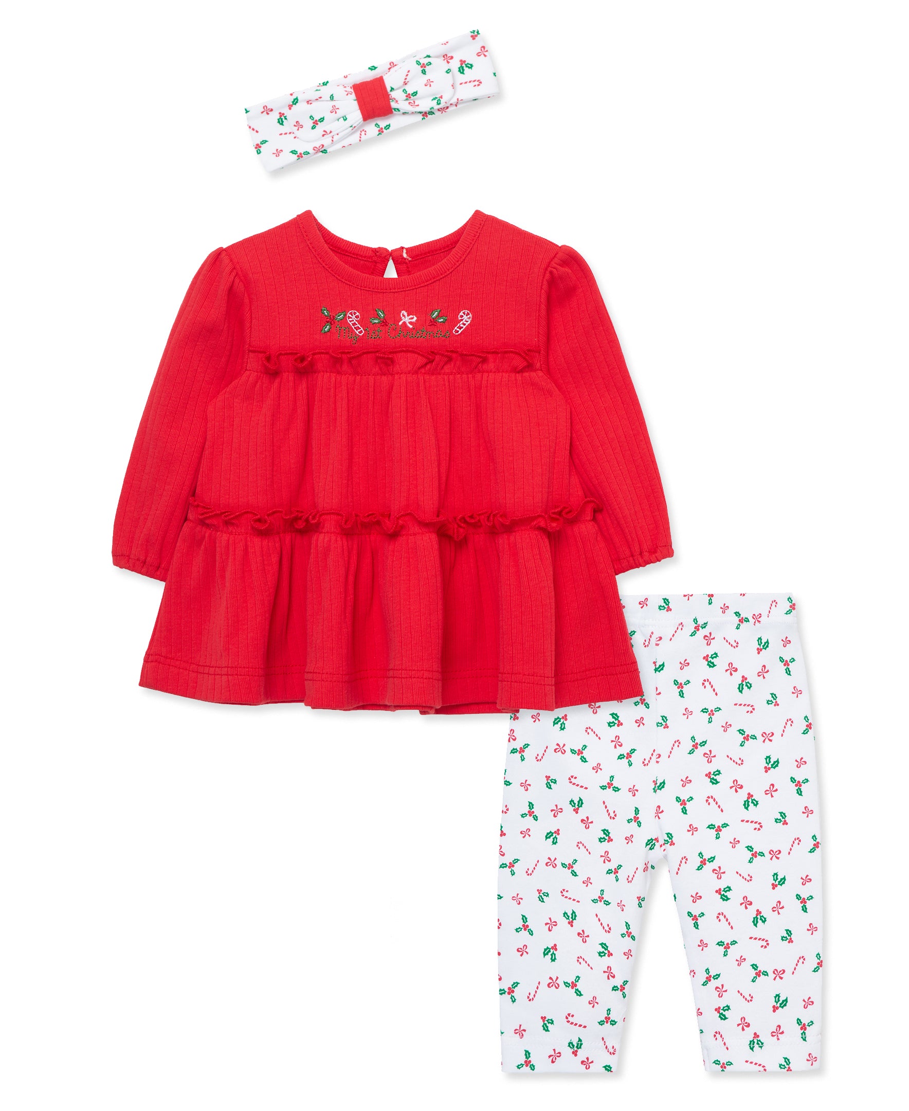 Candy Cane Tunic Set - Little Me