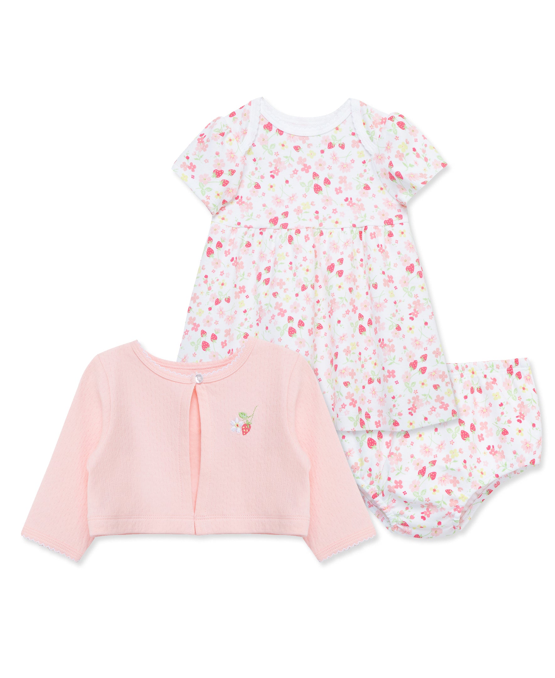 Strawberry Dress & Cardigan Set - Little Me