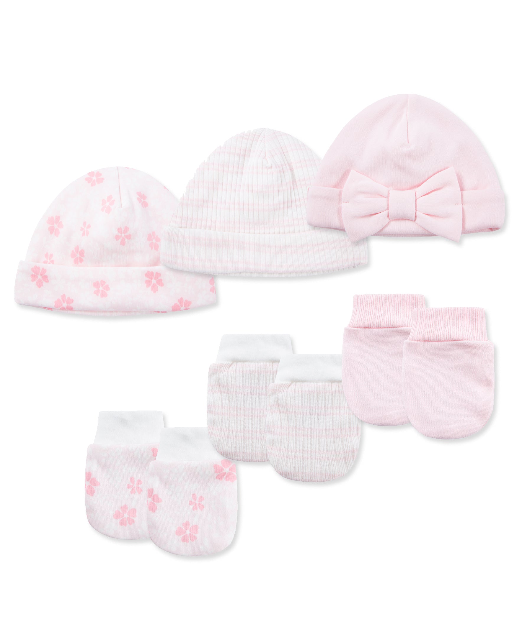 Petals Hat & Mitt Set - Little Me