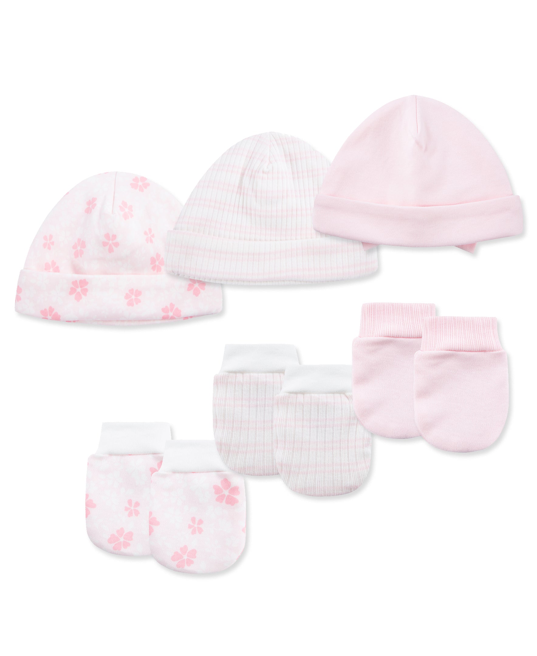 Petals Hat & Mitt Set - Little Me