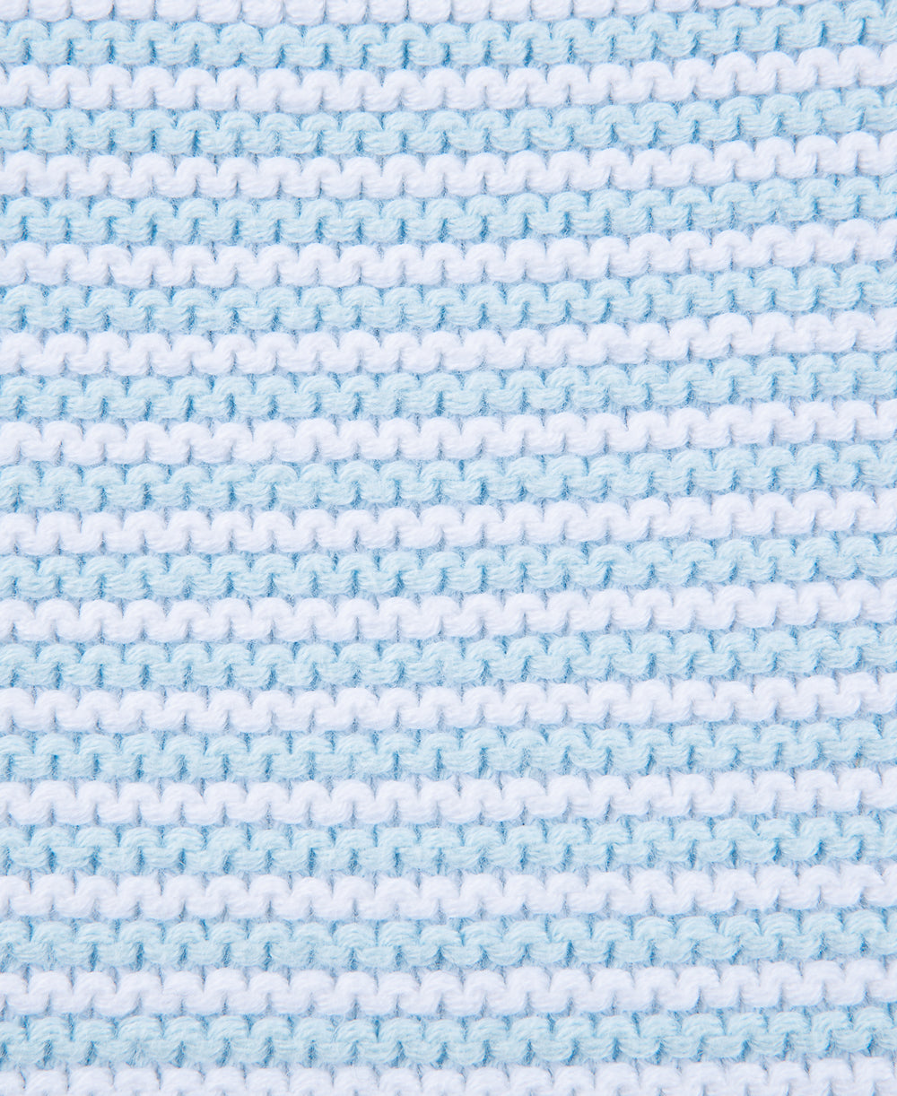 Blue Textured Receiving Blanket - Little Me