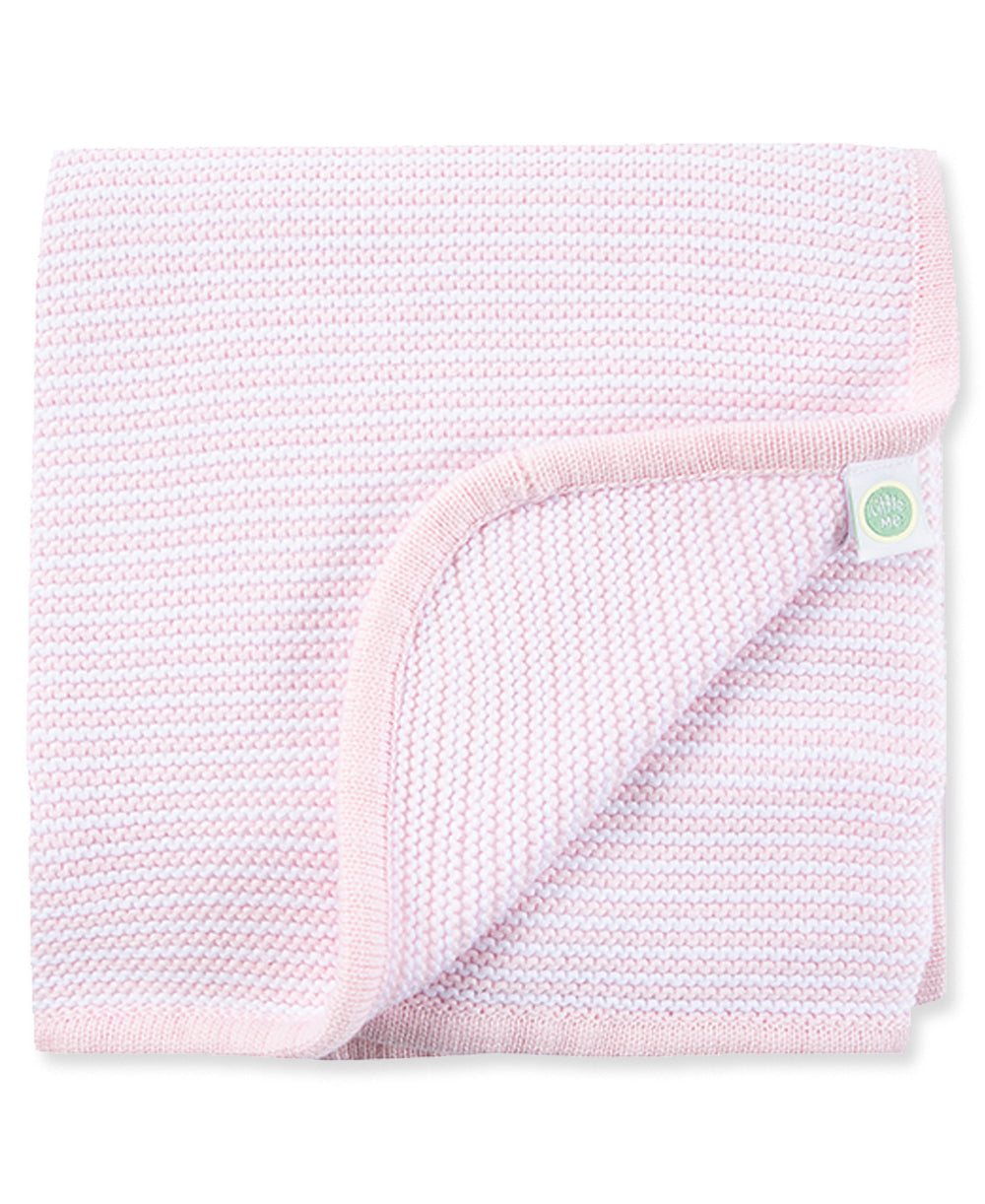 Pink Textured Receiving Blanket - Little Me