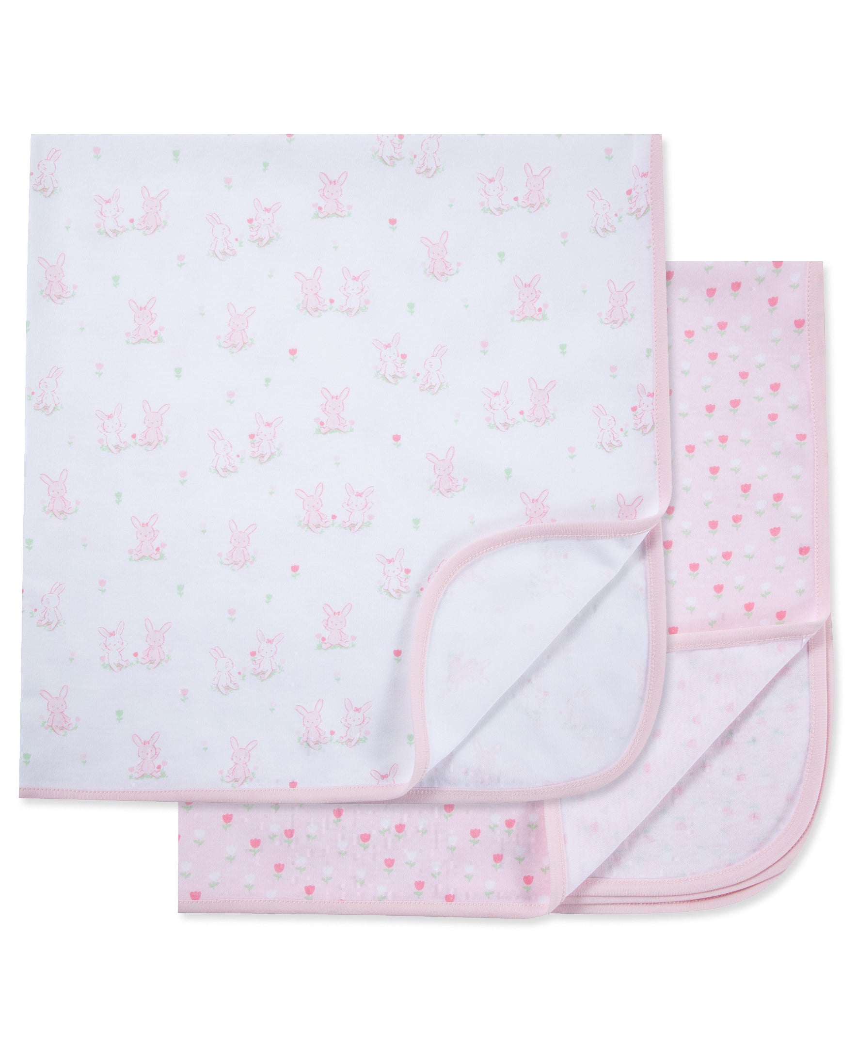 Cuddly Bunny Receiving Blankets (2-Pack)