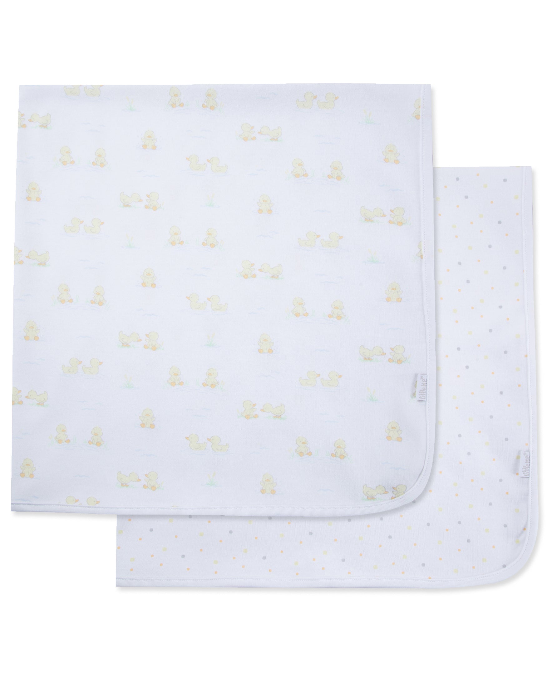 Splashy Ducks Receiving Blankets (2-Pack)