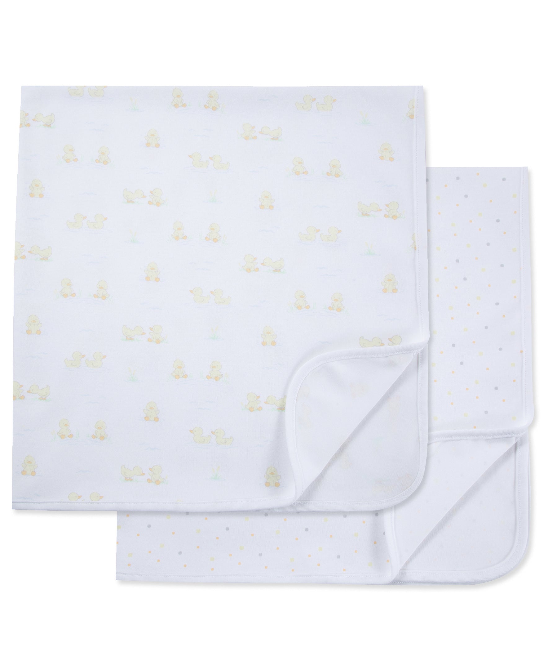 Splashy Ducks Receiving Blankets (2-Pack)