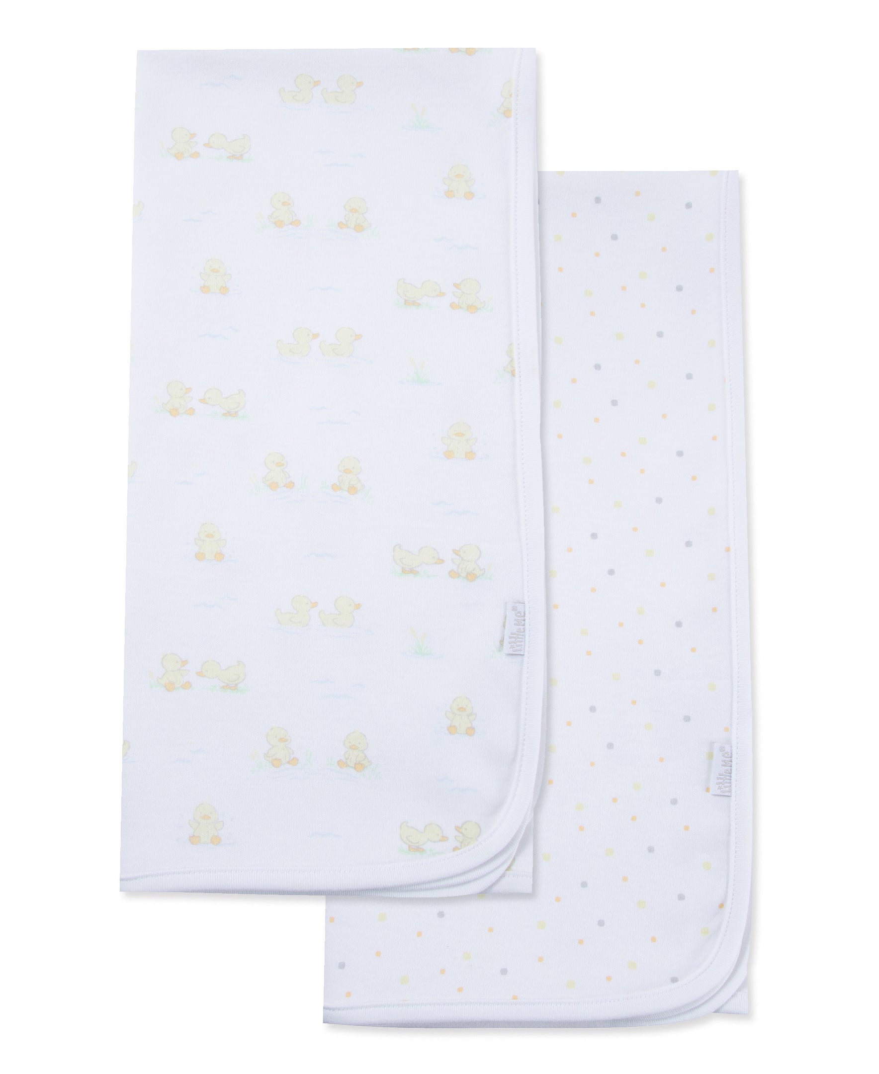 Splashy Ducks Receiving Blankets (2-Pack)