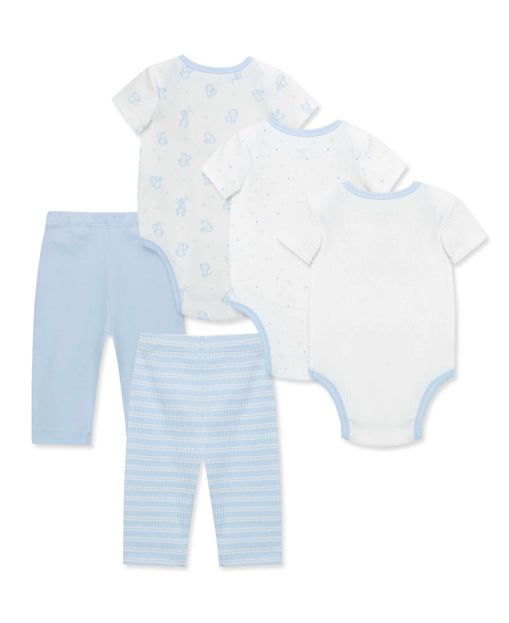 Cuddles 5-Piece Bodysuit & Pant Set - Little Me